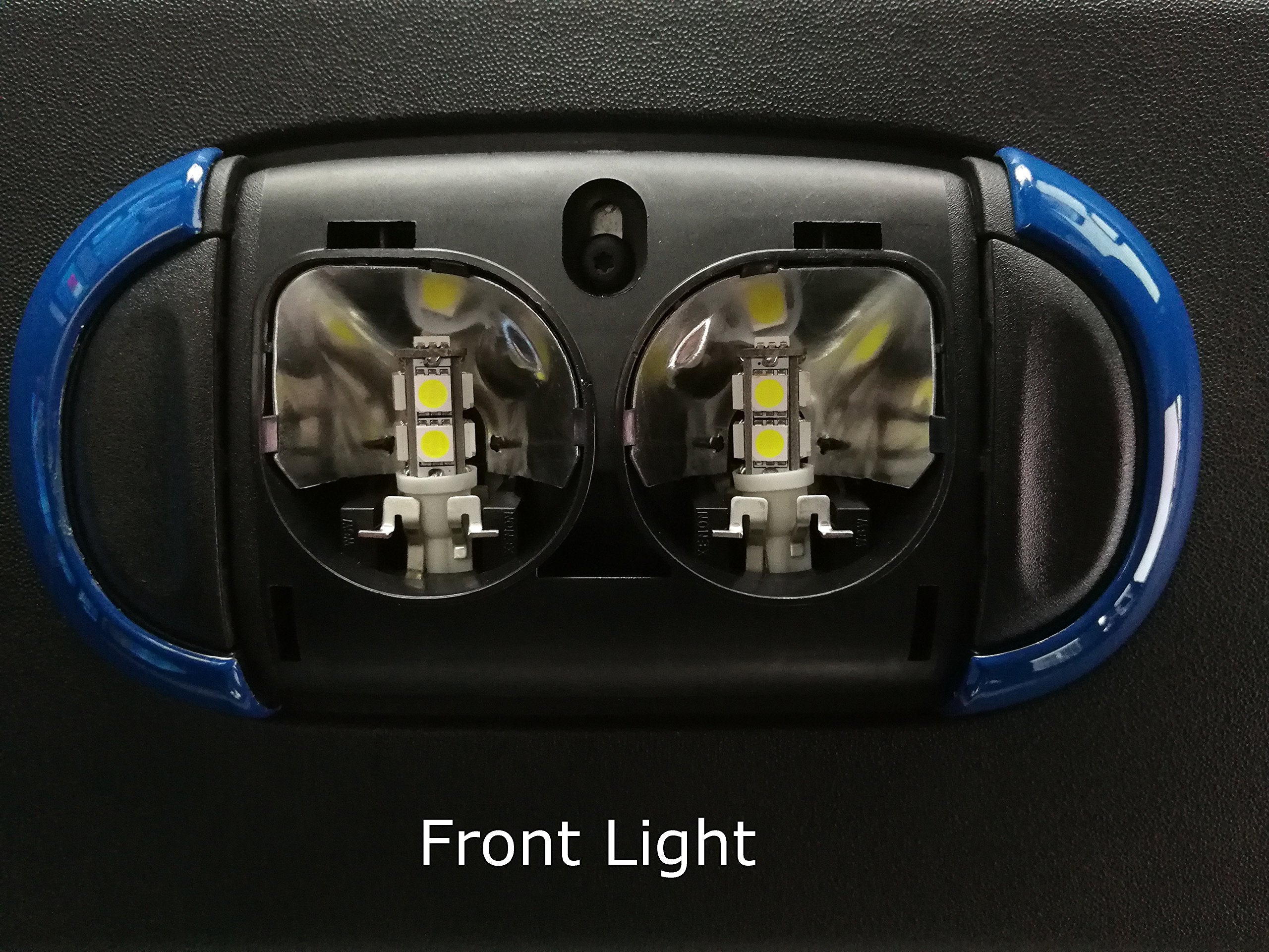 Hooke Road LED Dome Light Bulbs Kit for 07-18 Jeep JK Wrangler - Bright White Upper Reading Map Lights (3PCS)