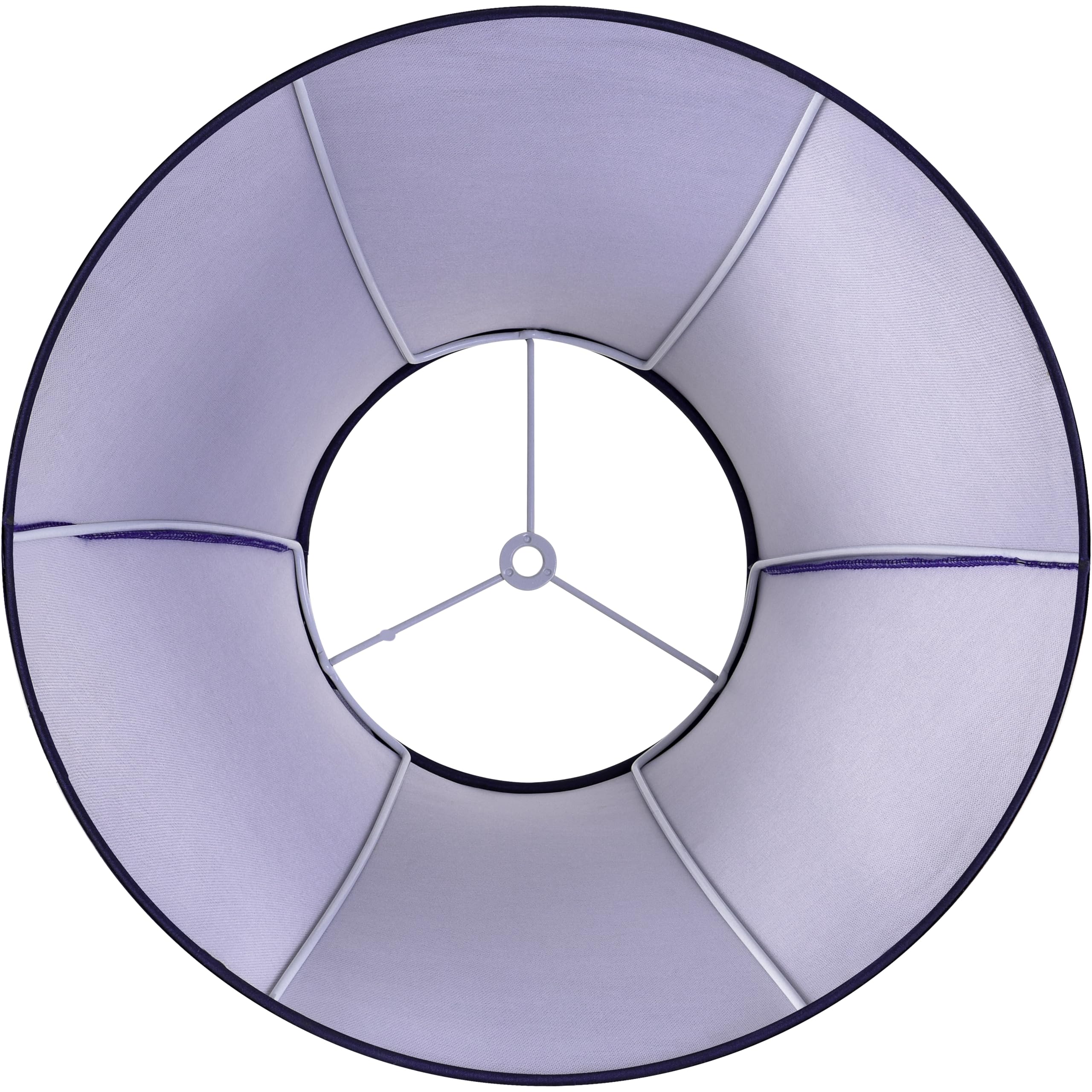 Blue Bell Lamp Shades Set Of 2 Medium Lamp Shade 7'' Top X 14'' Bottom X 10.2'' High(Spider) Traditional Fabric Lampshade For Ta