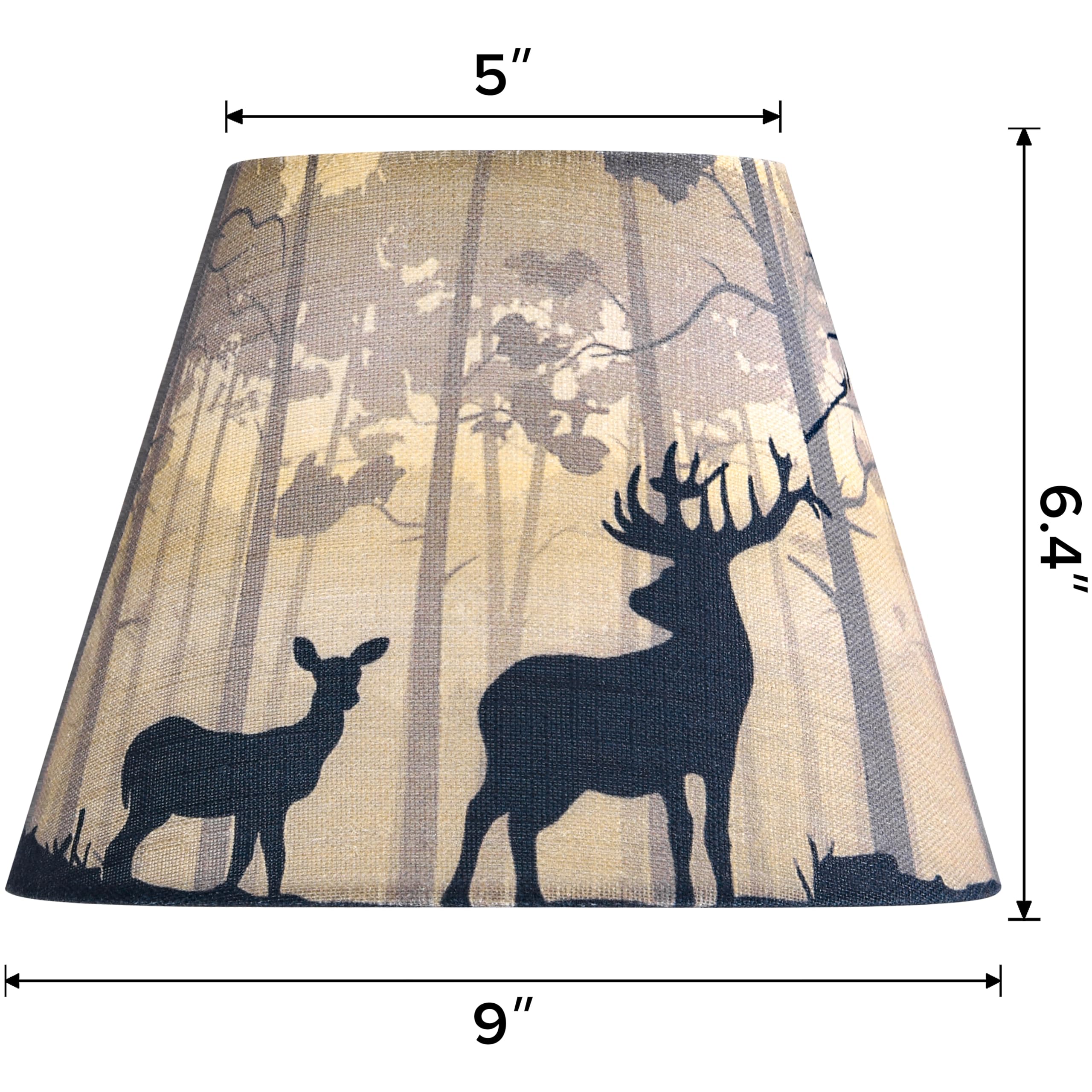 Go&So 5''? 9''? 6.4'' Spider Art Deco Lamp Shades Set Of 2 Small,Bell Vintage Animal Lampshades For Table Lamps&Wall Lamps, Silh