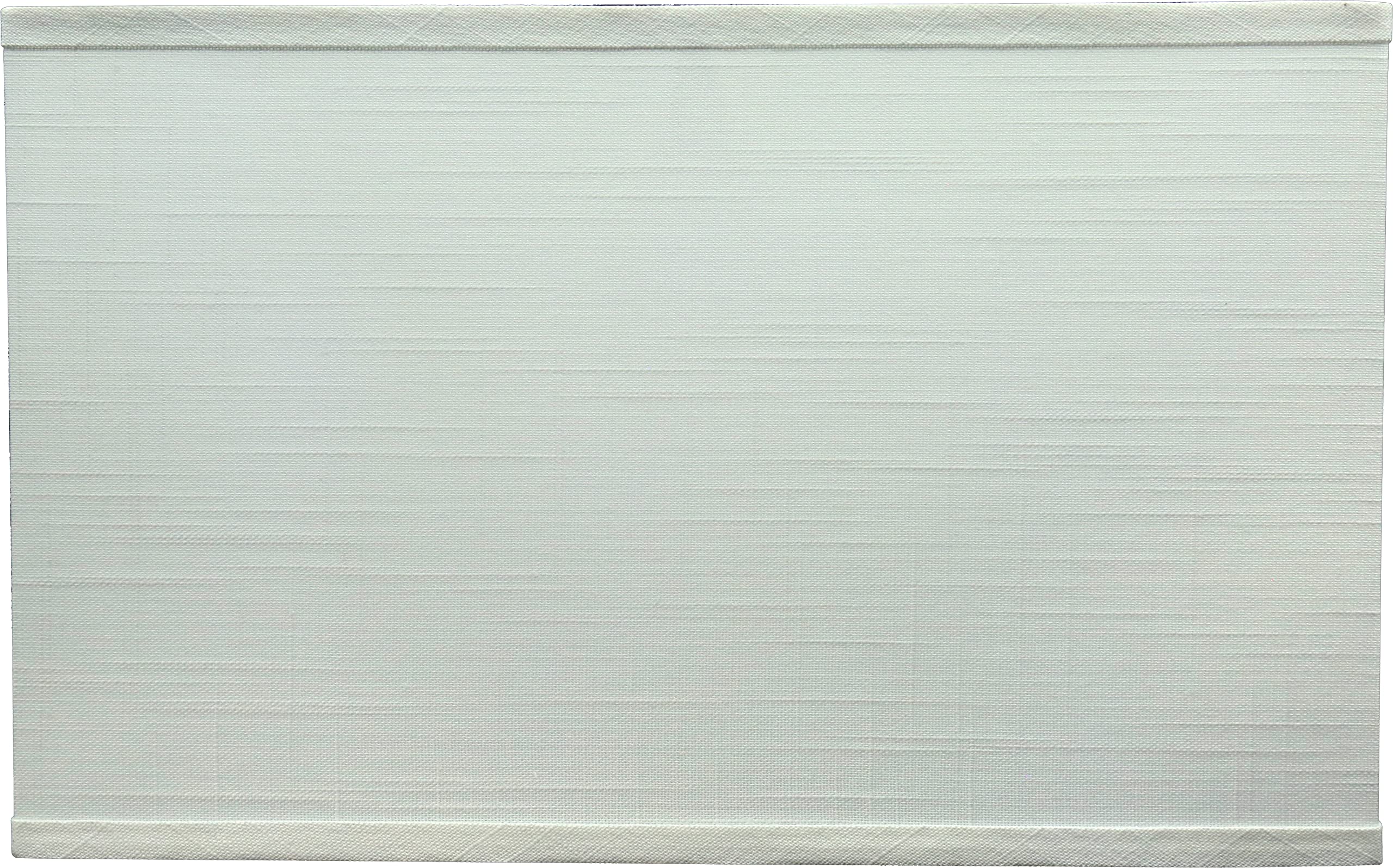 Aspen Creative 36009, Hardback Drum Rectangular Off-White Spider Shade, (8+16)&quot; Top x (8+16)&quot; Bottom x 10&quot; Height