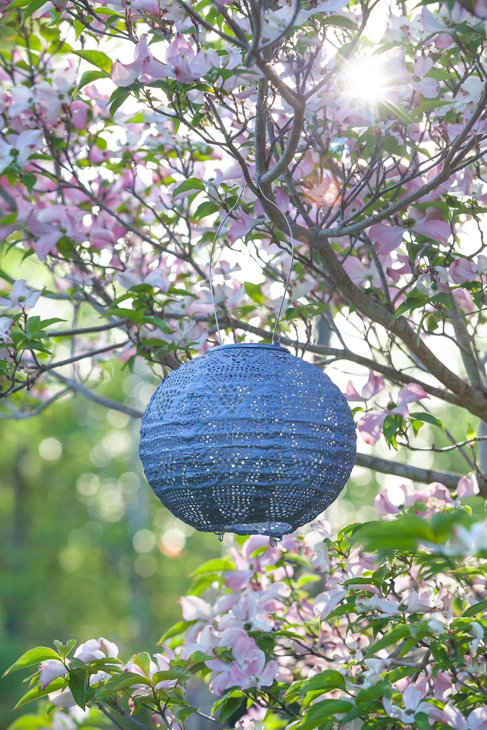 Allsop Home Garden 32026 Solar Lighting, Metallic Blue