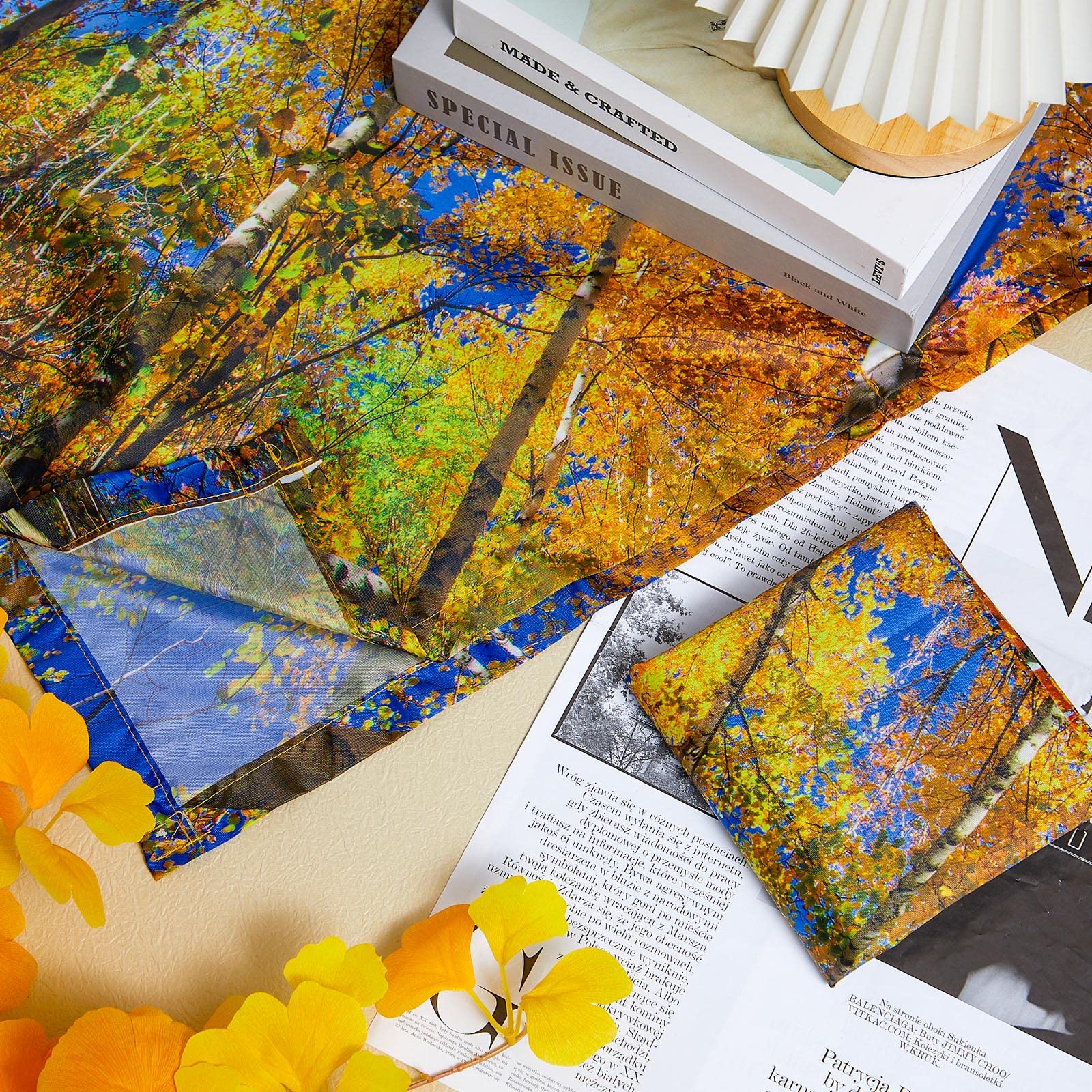 Patelai Fluorescent Light Cover Magnetic Shade 4 x 2 Feet for Classroom, Home, Office - Autumn, Model PT-Patelai-3144