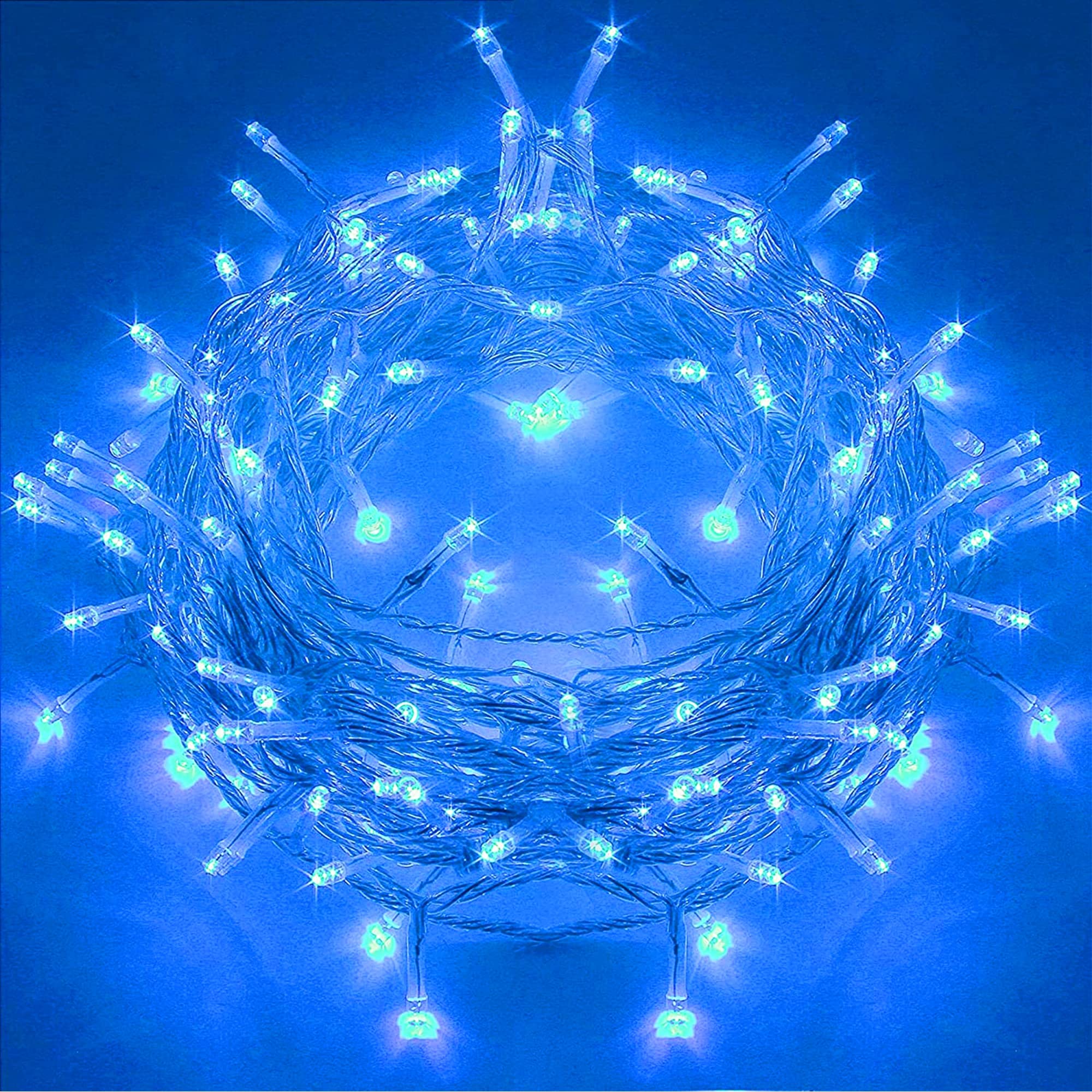Twinkle Star 200 LED String Lights,66ft Plug in String Lights 8 Modes Waterproof for Indoor Outdoor Christmas Tree Wedding Party