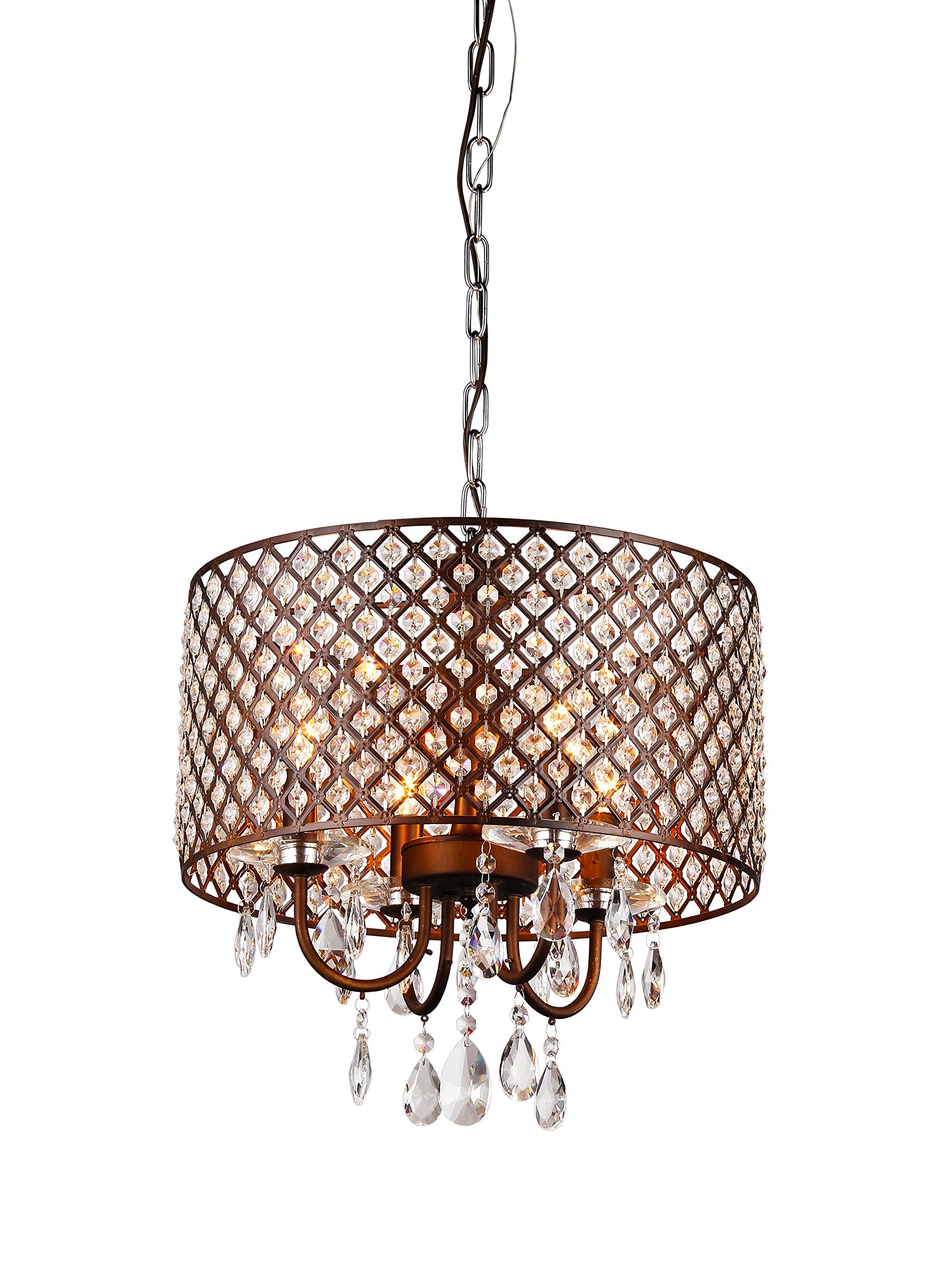Whse Of Tiffany Rl8064 Alexia Antique Bronze Chandelier
