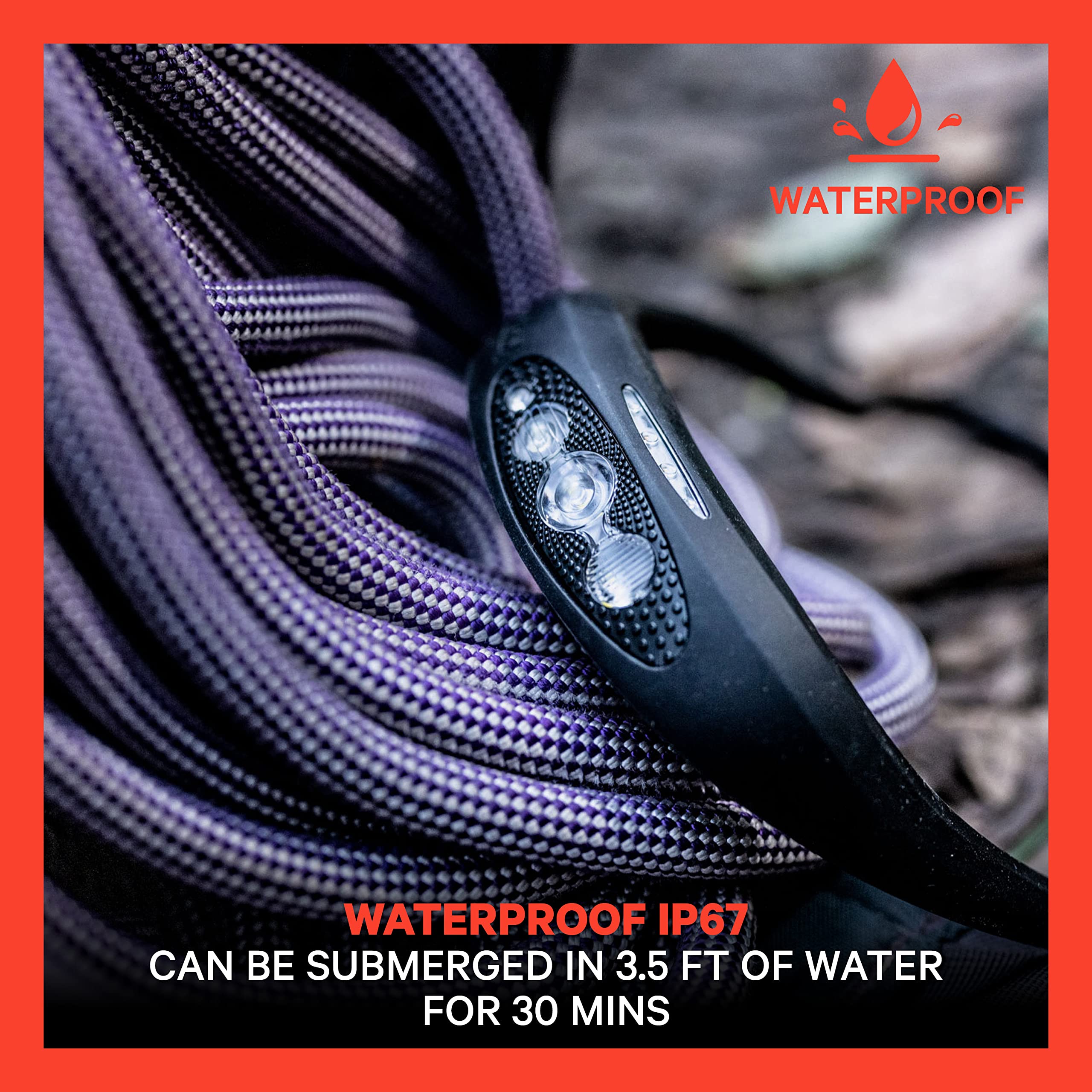 Knog Bilby 400 Lumen Headlamp - Rechargeable Silicone Head Light W/ 7 Light Modes - Ultralight, Ip67 Waterproof (Putty Grey), Taupe, One Size