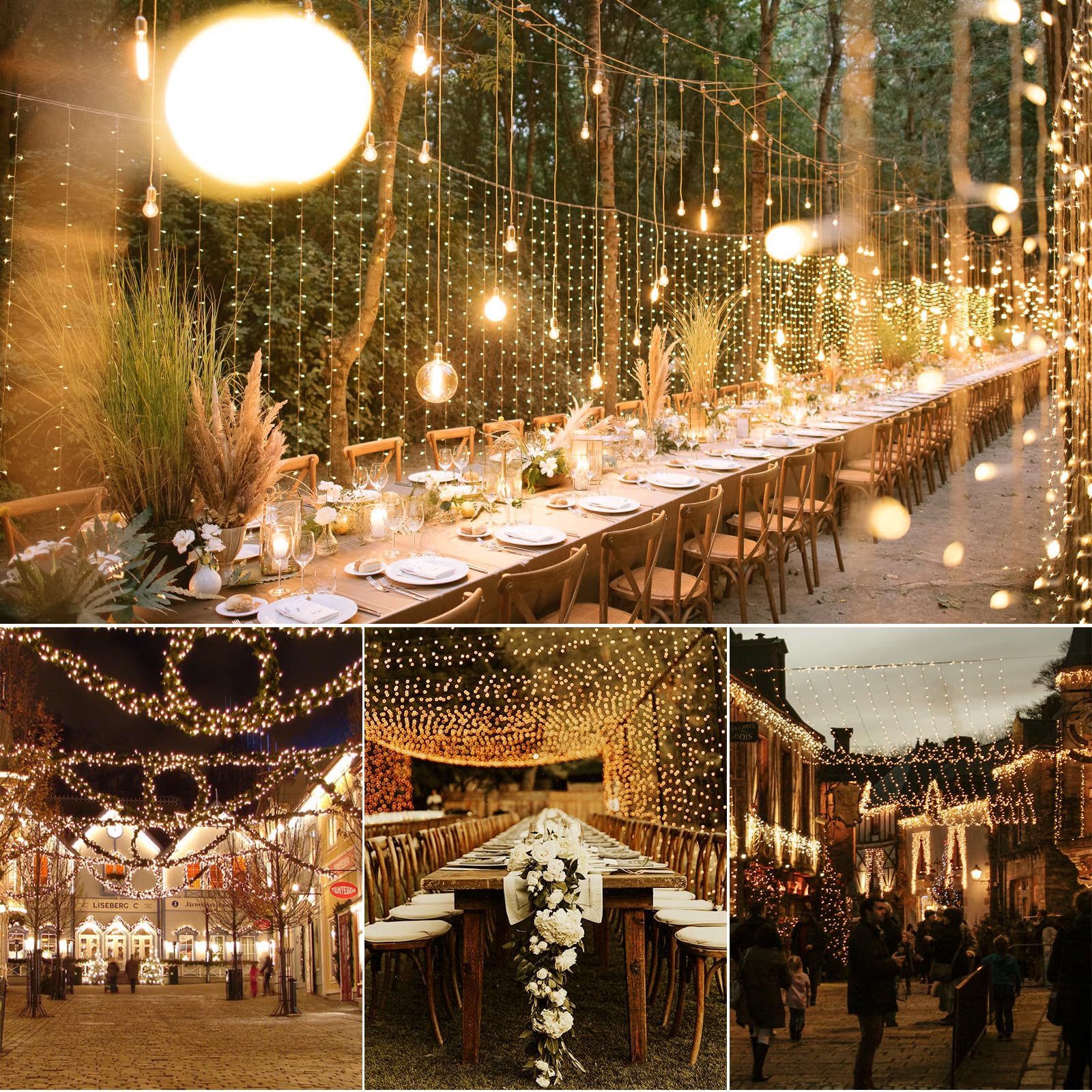 Dailyart Battery Operated Fairy Lights - 200 LED Green Waterproof String Lights with Remote & Timer for Christmas Wreaths & Outdoor Decor