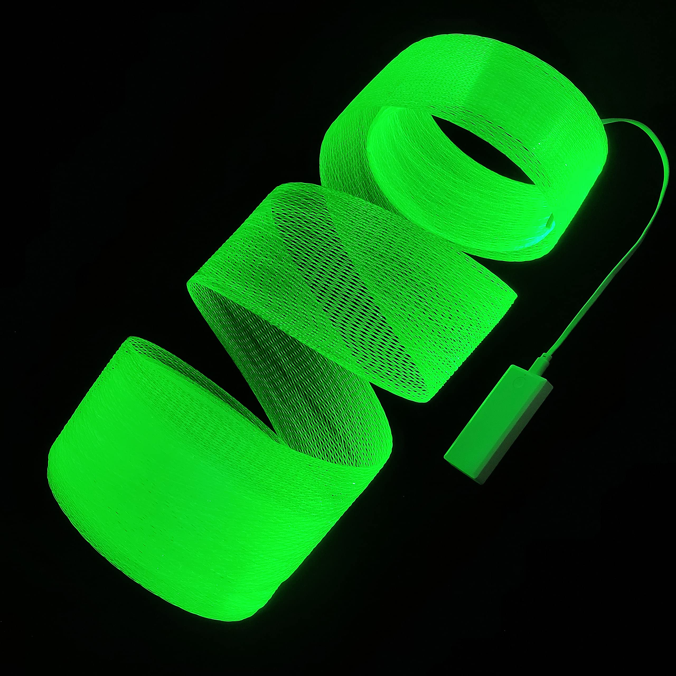 LED Fiber Optic Mesh Light Kits for Ceiling and Christmas Trees - Luminous Optical Fiber Net Night Light Lamp for Home Room Deco