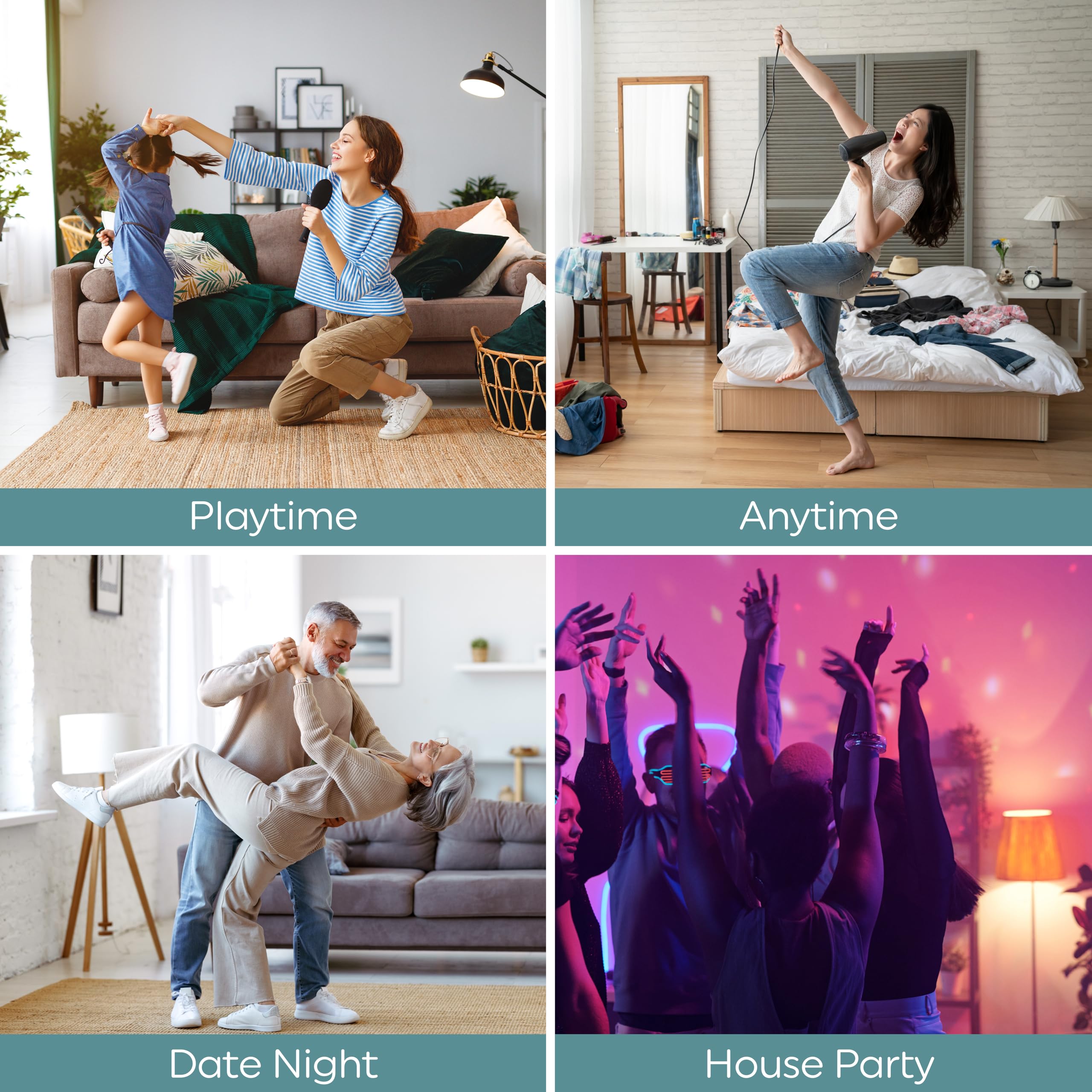 Ge Led+ Color Changing Speaker Led Light Bulb With Remote, Br30 Indoor Floodlight Bulb, Daylight And Multicolor (1 Pack)