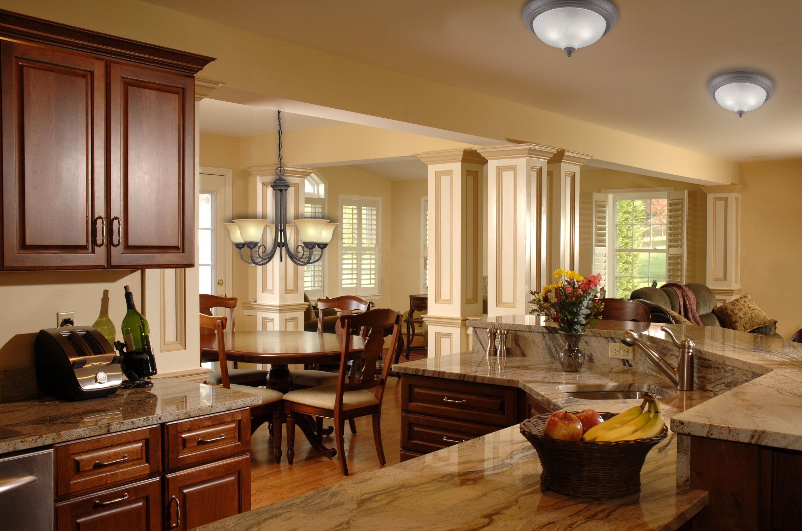 Westinghouse 64308 Corp 2-Light Sienna Ceiling Fixture