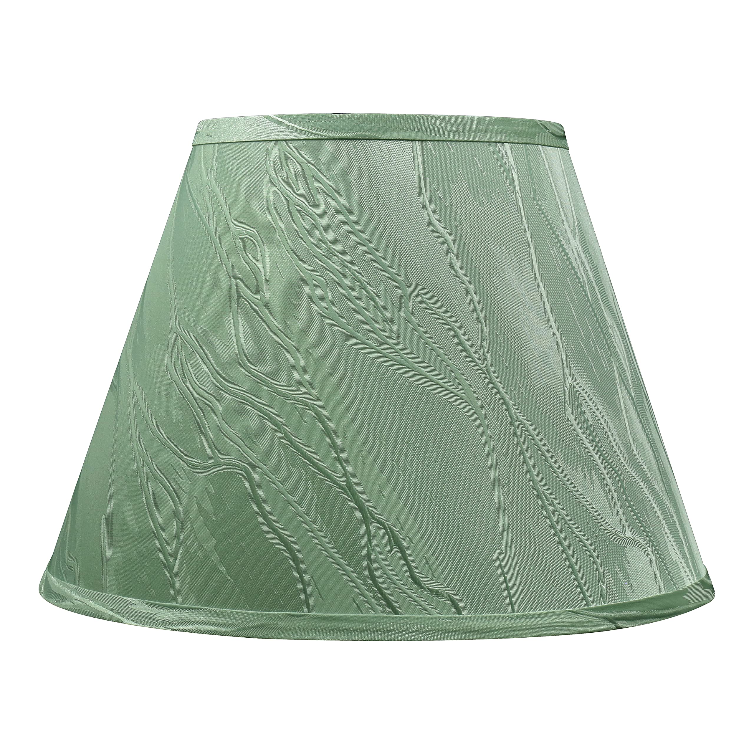 Aspen Creative Lamp Shade, Transitional Empire Shape, Light Green, 7in Top x 13in Bottom x 9-1/2in Slant Height, Model 32691A