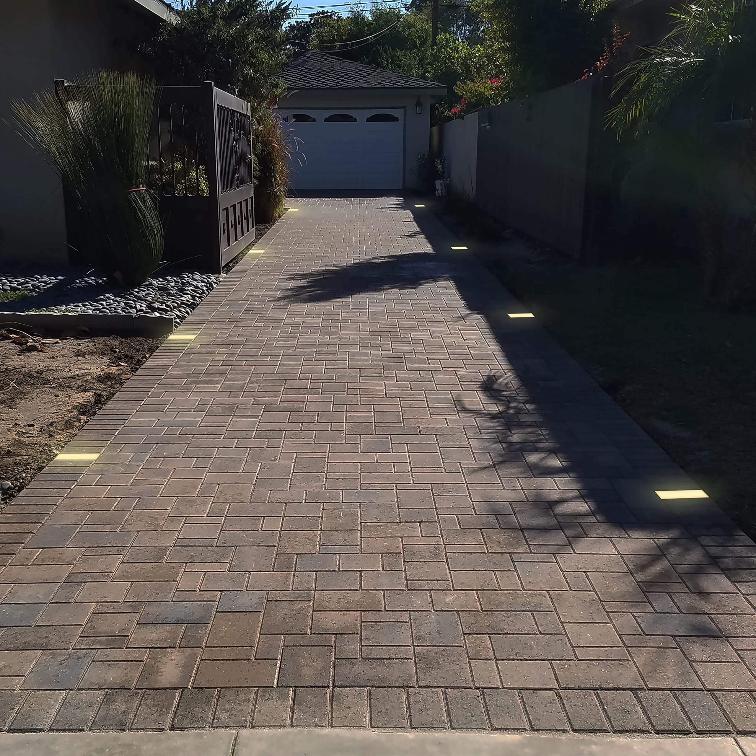 Lumengy Paver Light 3  6 Inch (2.95 X 5.9), Warm White Glare-Free Illumination For Driveways, Pathways, Pool Deck & Patios, 12V