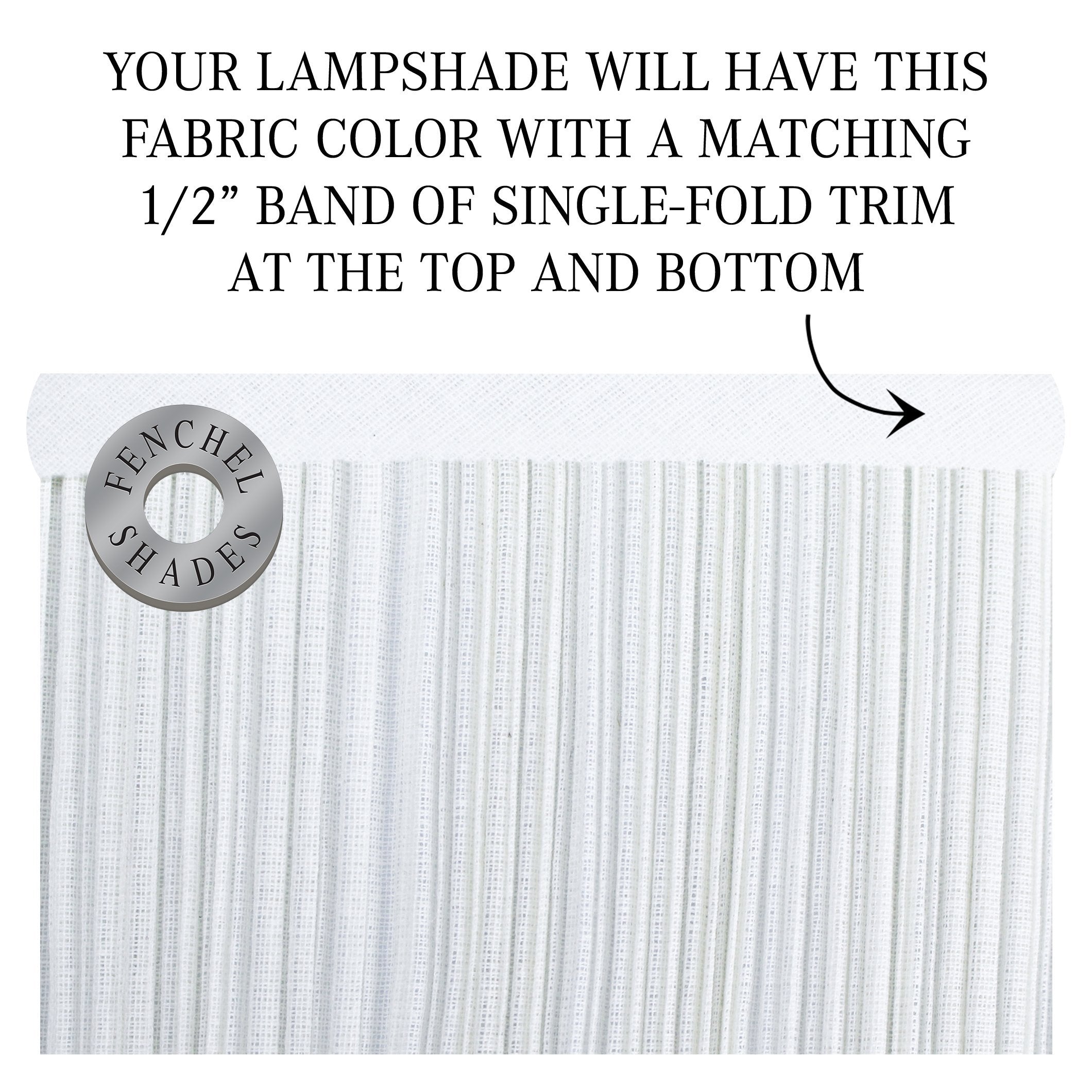 Fenchelshades.Com Lampshade 5'' Top Diameter X 9'' Bottom Diameter X 7'' Slant Height With Clip-On Attachment For Standard Ediso