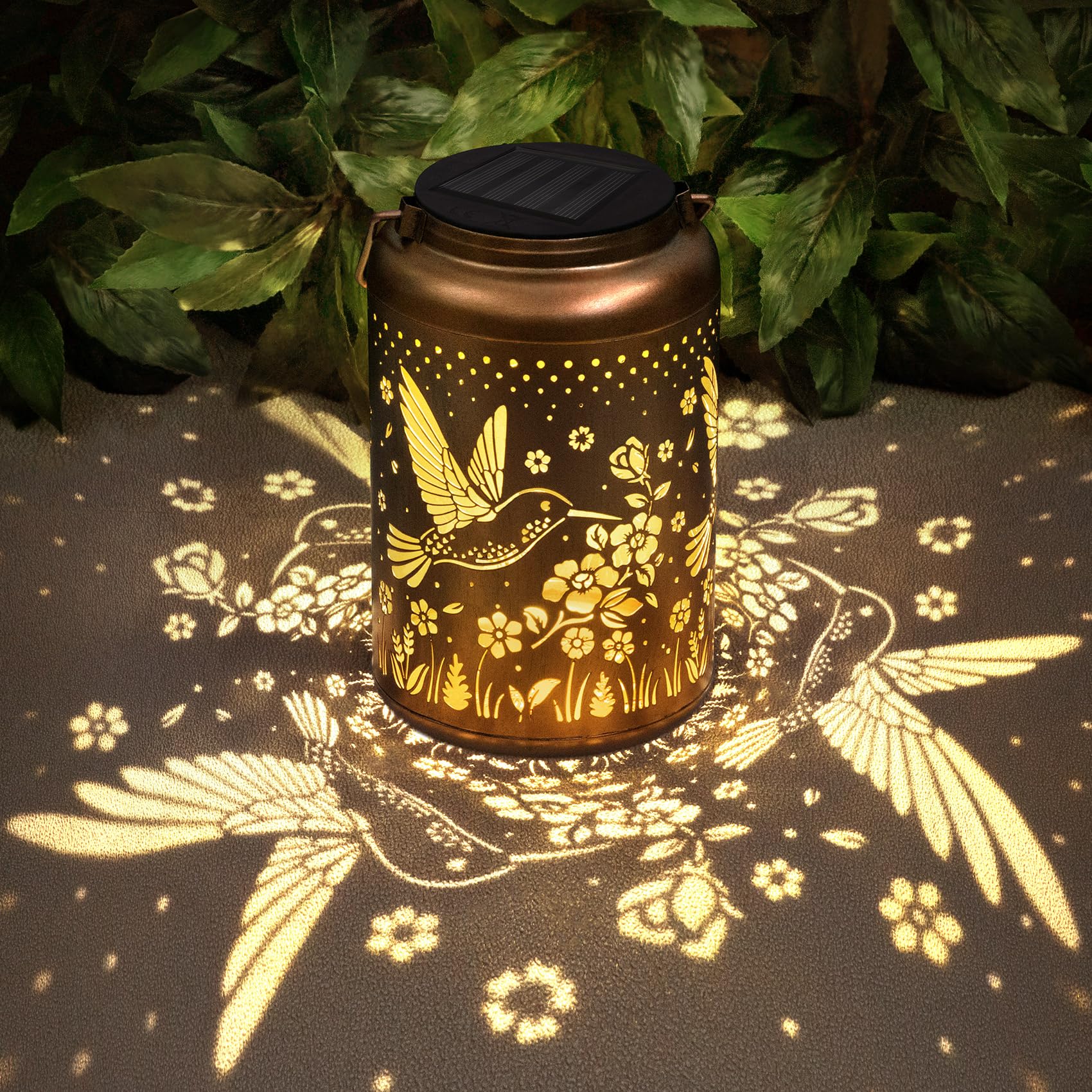 Christmas Gifts For Women  Mom  Hummingbird Solar Lanterns Outdoor Waterproof  Hummingbird Gardening Gifts For Christmas Decorations  Hanging Decorative Solar Lanterns For Patio/Yard/Garden Decor