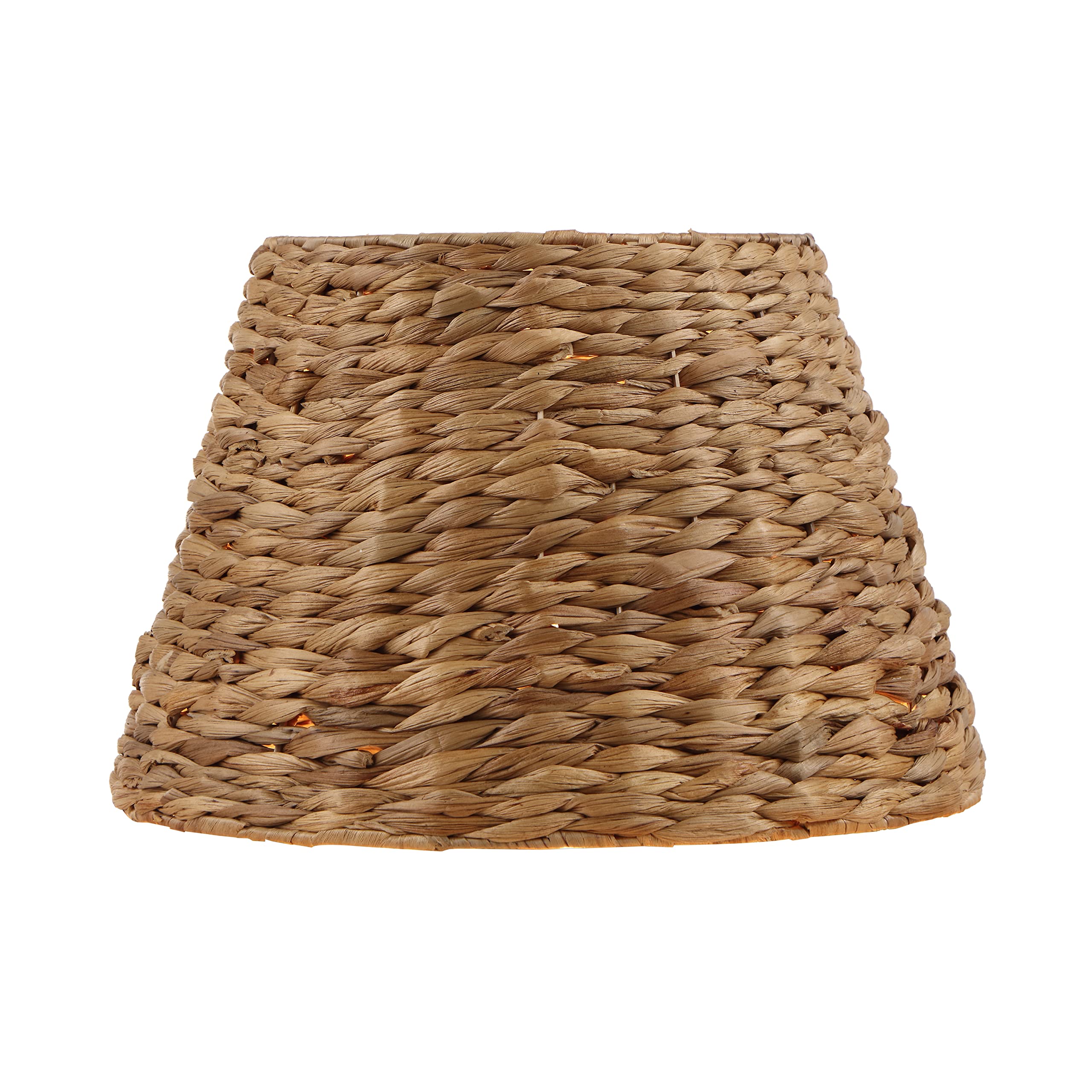 Aspen Creative 32990, Empire Water Hyacinth Spider Shade, 9&quot; Top X 14&quot; Bottom X 9-1/2&quot; Slant