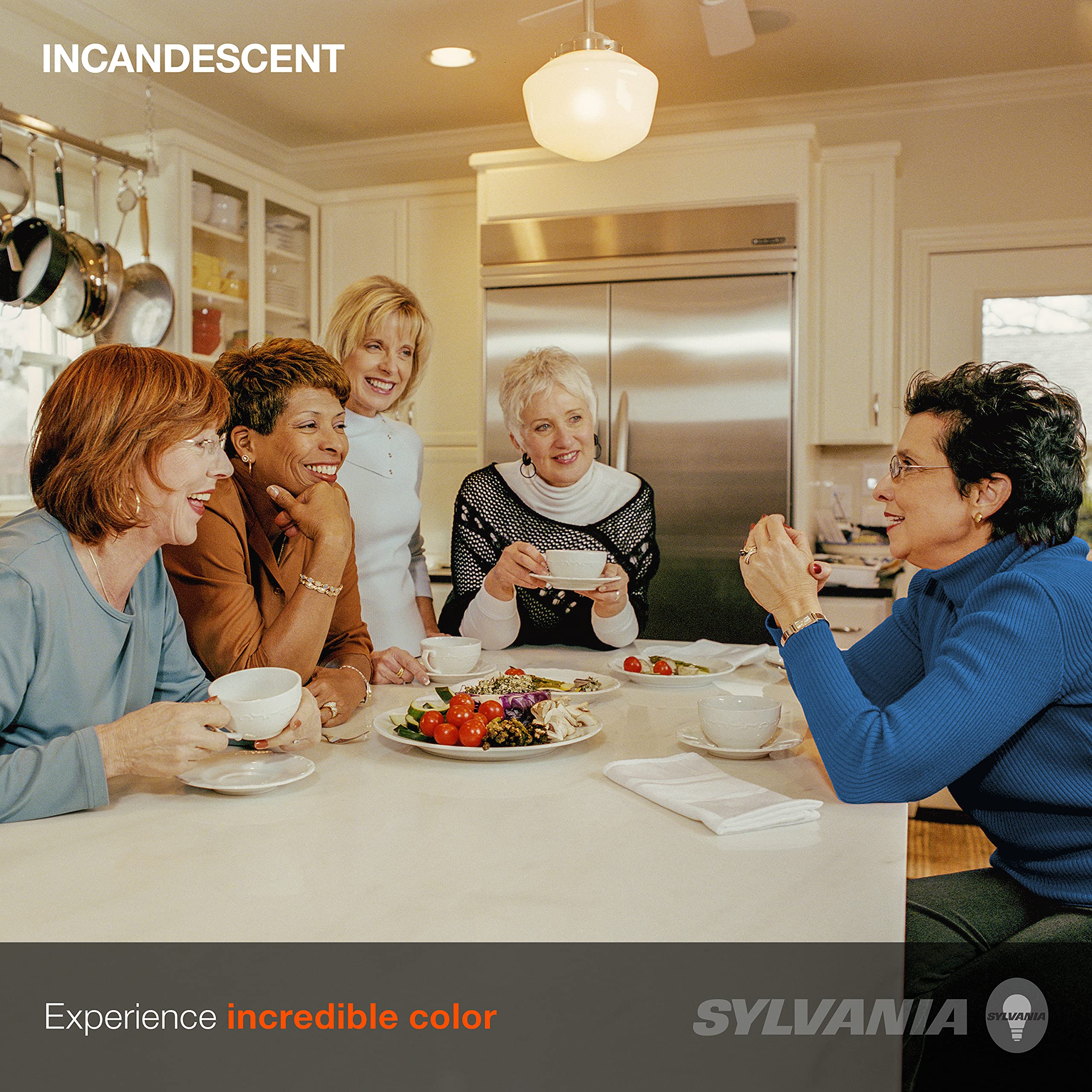 LEDVANCE SYLVANIA G25 40W Incandescent Globe Light Bulb, Frosted Warm White, 265 Lumens, 3 Pack, Model 15345
