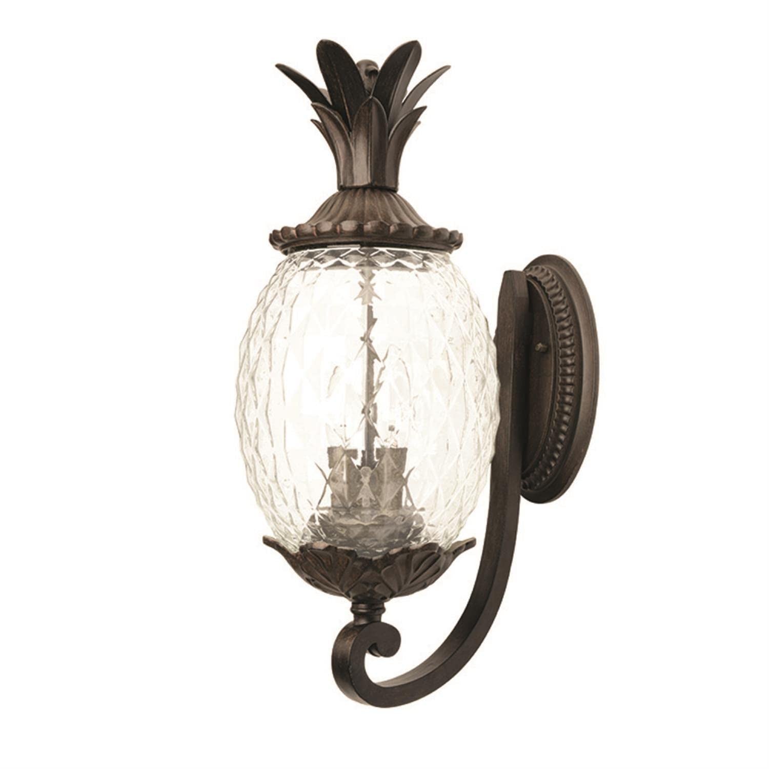 Acclaim 7501Bc Lanai Collection 2-Light Wall Mount Outdoor Light Fixture, Black Coral