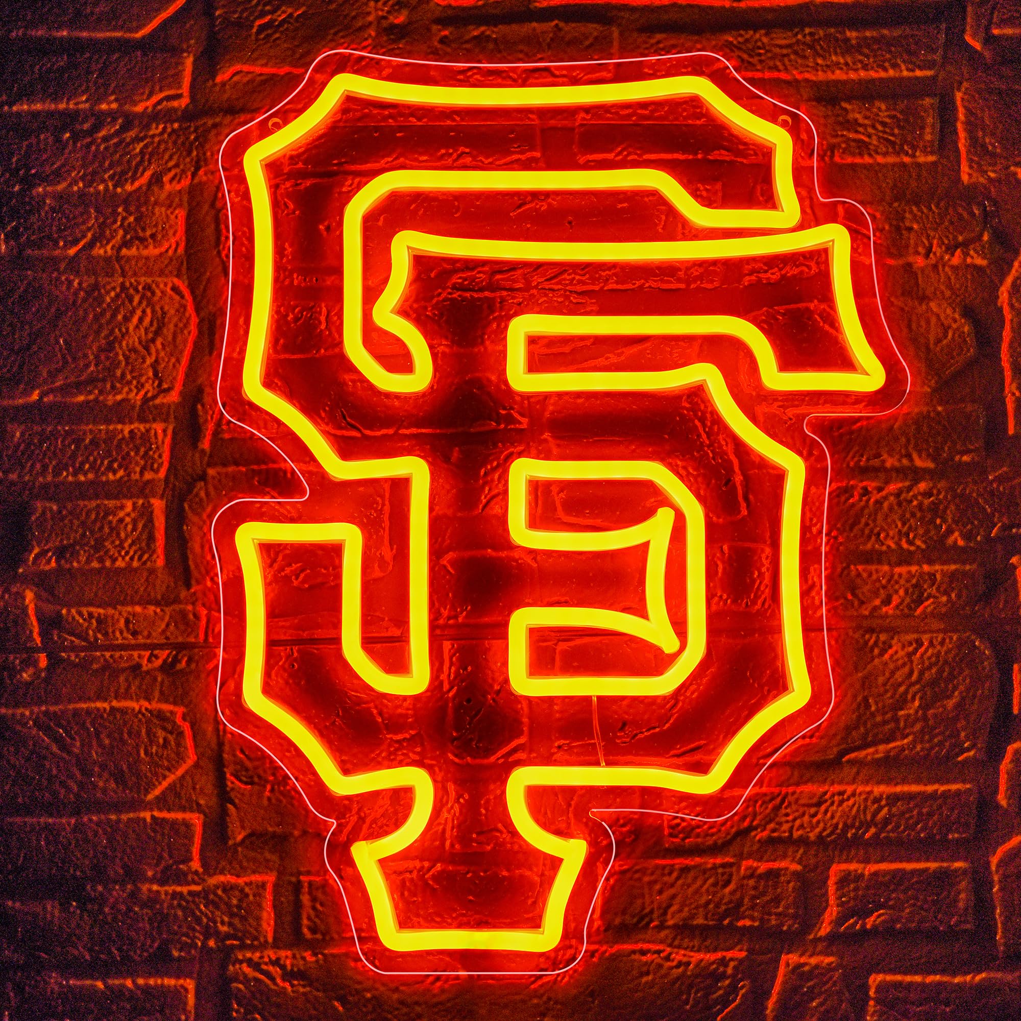 Baseball Neon Sign For Wall Decor Baseball Neon Light For Man Cave Birthday Gifts For Men With Team Logo Led Light Up Sign For Bar Party Dorm Decor Size16.1 * 12.2In(Zyld062)