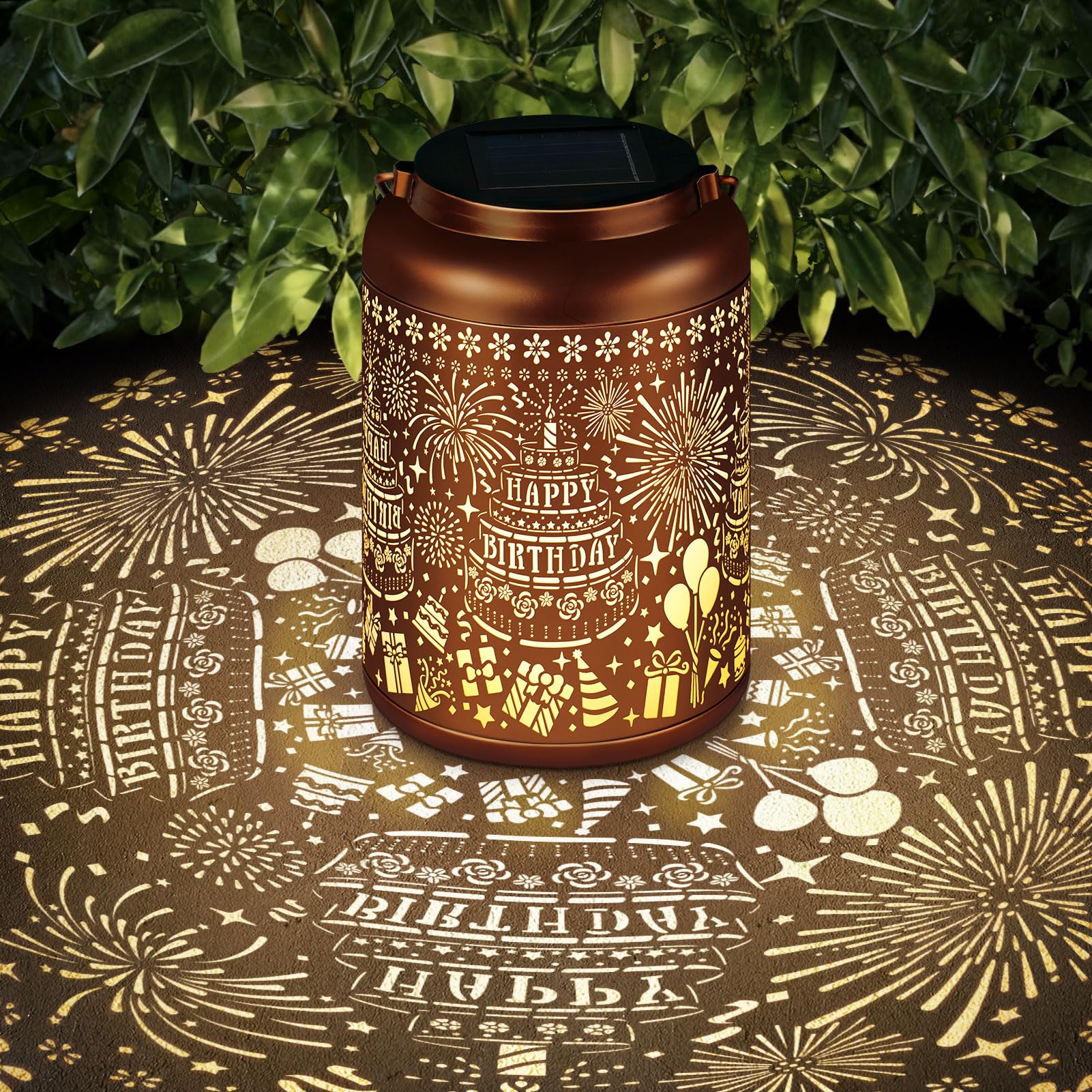 Birthday Gifts For Women Mom Grandma  Happy Birthday Gifts For Women  Solar Lantern Outdoor Waterproof Gardening Decor Hanging Solar Lights Yard Decorations Outdoor  Backyard  Patio