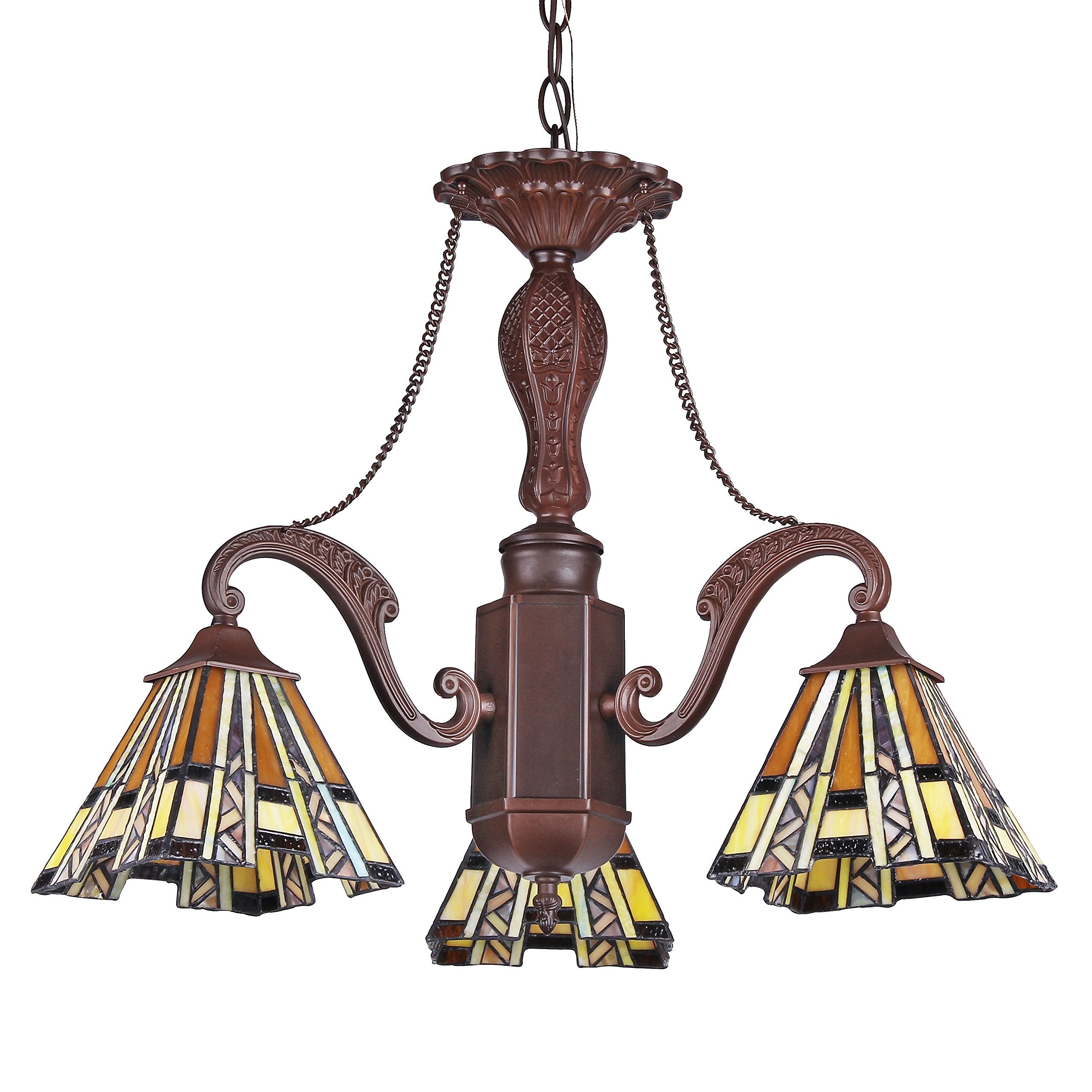 Chloe Progressive Mini Chandelier, Glass, Multicolor, Model CH33226MI22-DC3, One Size
