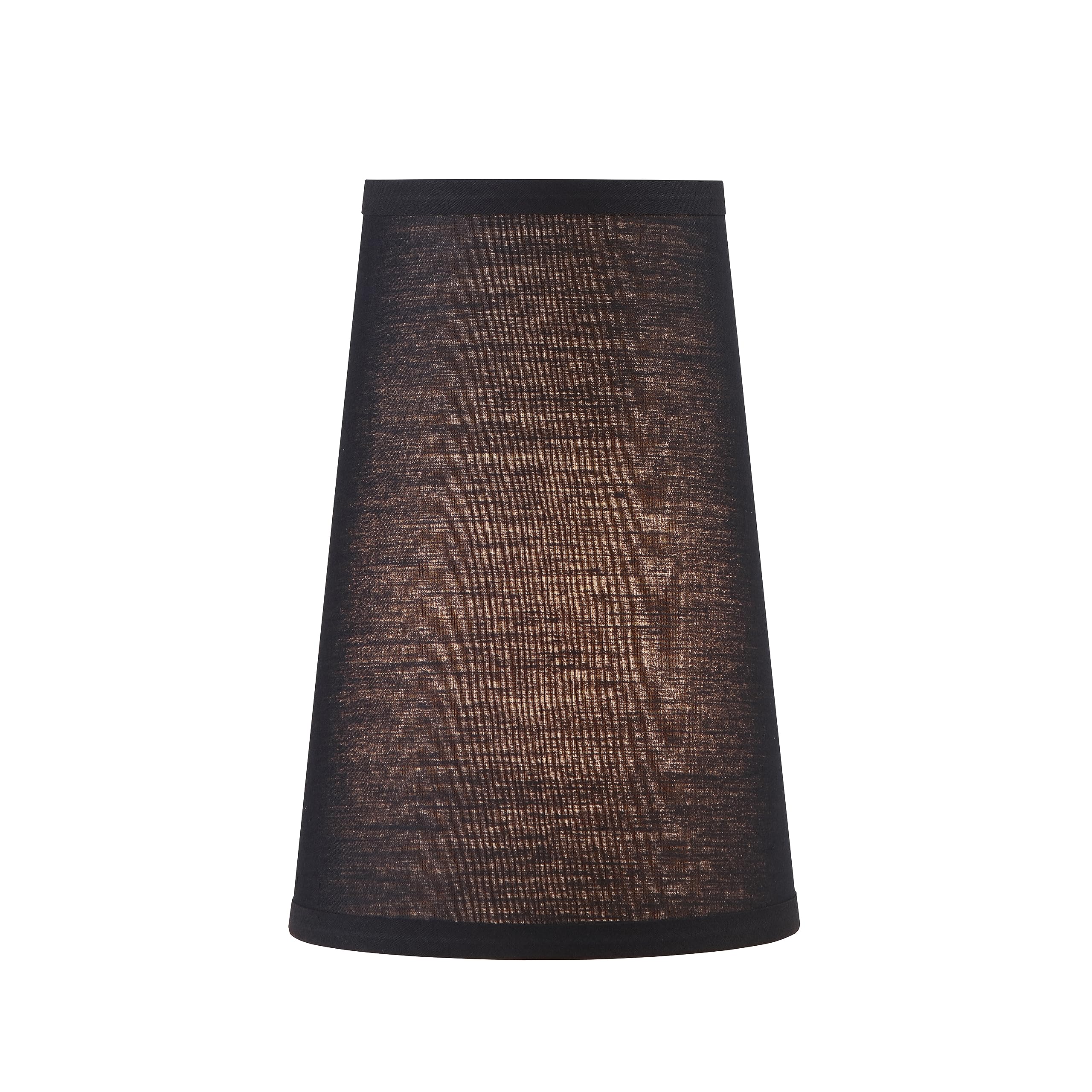 Aspen Creative 32166 Transitional Empire Shape Spider Construction Lamp Shade In Black, (4 3/4&quot; X 6 3/4&quot; X 10&quot;)