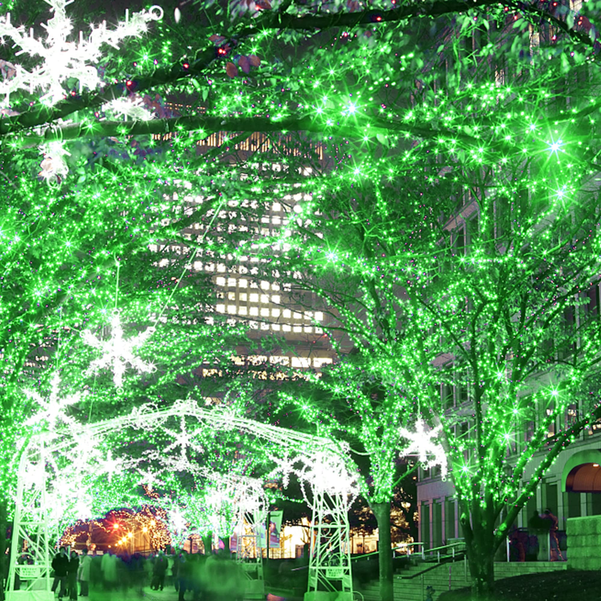 300 Led St Patricks Day Lights, 98.5Ft Christmas String Lights With 8 Lighting Modes, Waterproof & Connectable Mini Lights, Plug