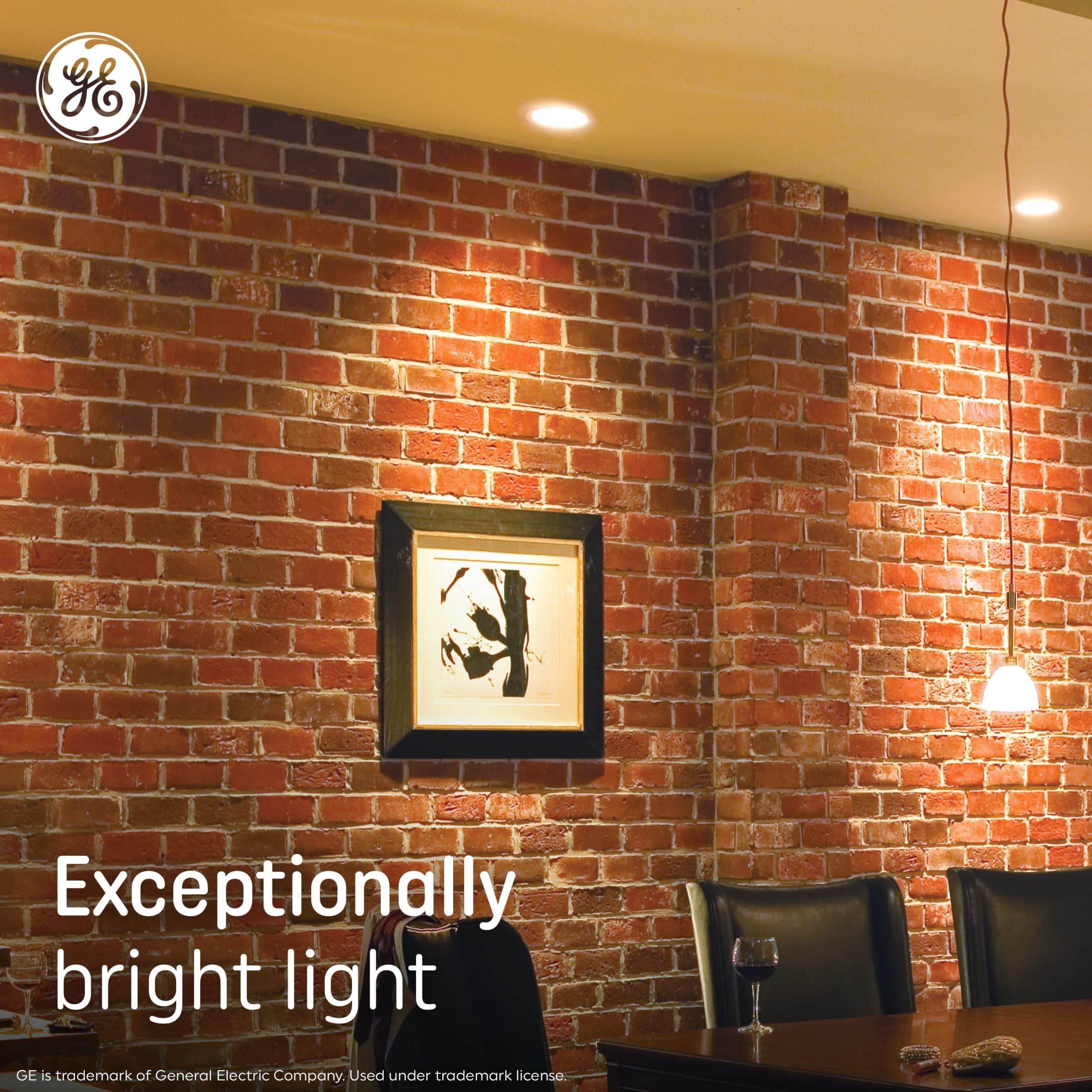 Ge Ultra Bright Led Light Bulbs, 100W, Daylight Candle Lights, Frosted Decorative Ca12 Light Bulbs, Candelabara Base (8 Pack)