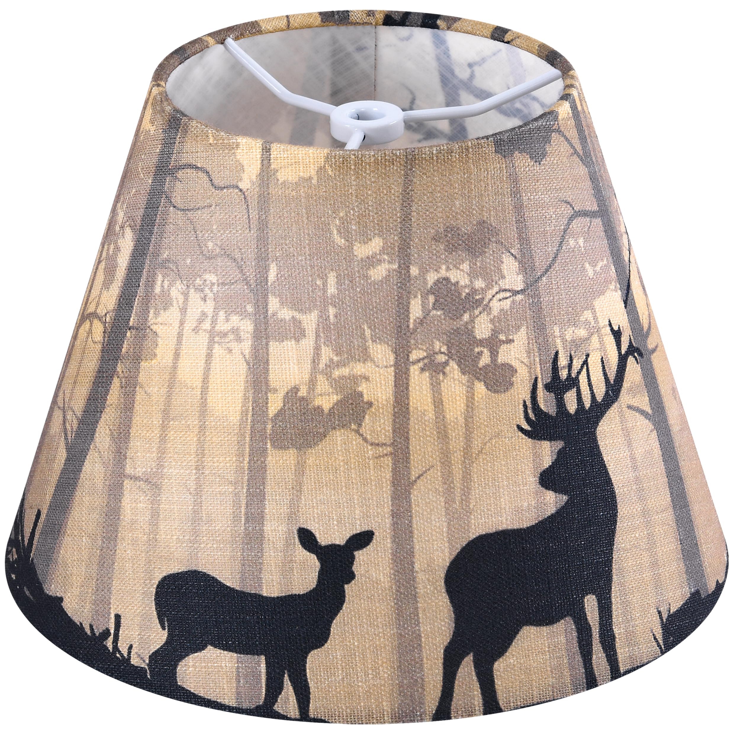 9 Inch Small Bell Art Decor Animal Lamp Shade For Table Lamps&Wall Lamps -5''? 9''? 6.4'' (Spider) Vintage Art & Sika Deer Print