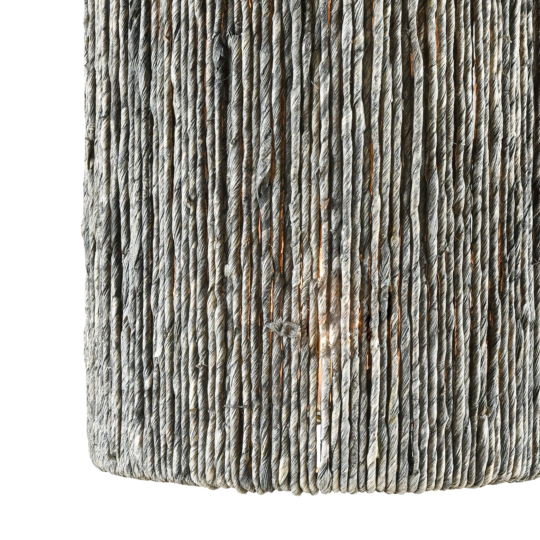 Elk Lighting Abaca 2-Light Sconce In Polished Nickel