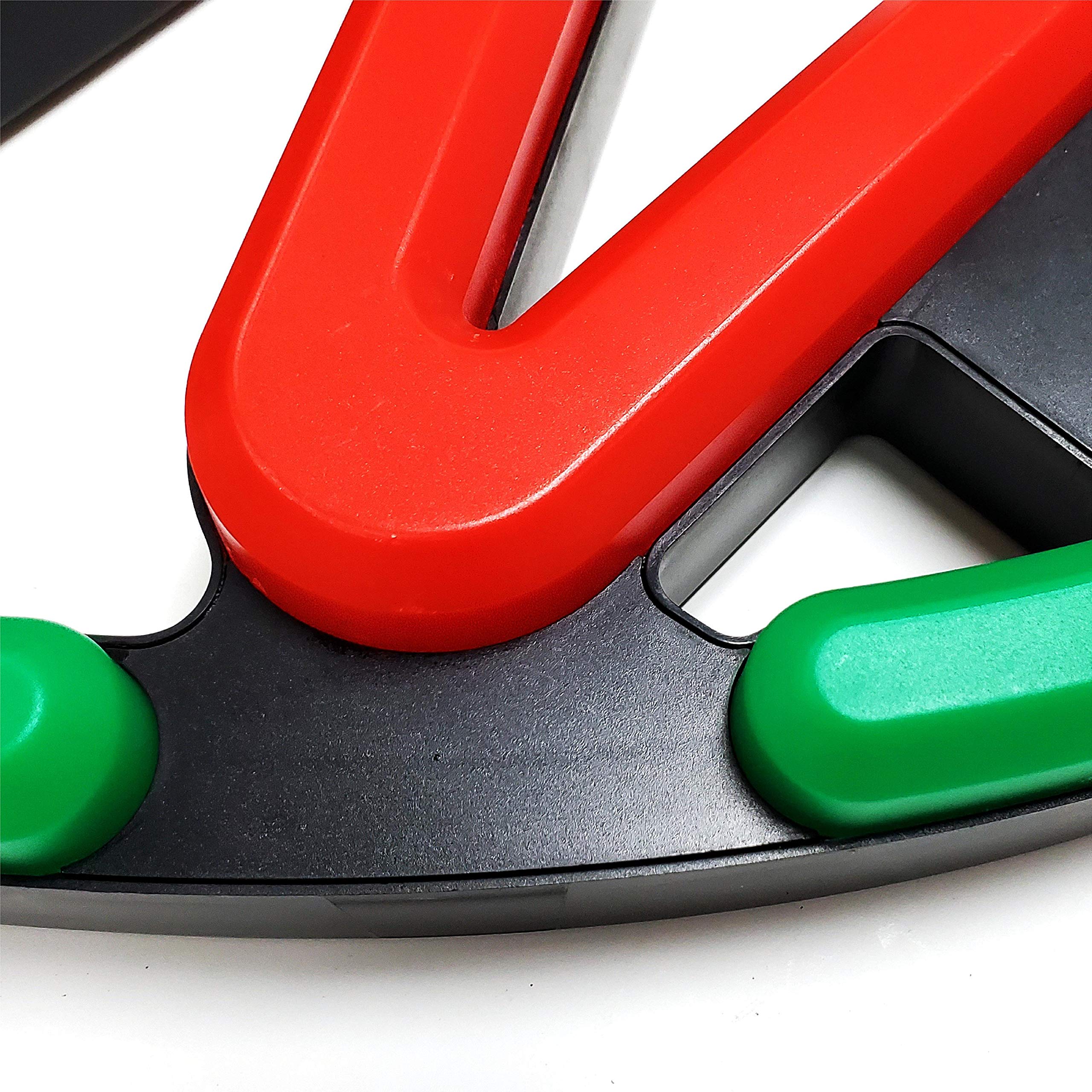 MaxLit- Oval Shaped LED Tube Neon Open Sign -Large Size -24 X 12 (Green/Red)