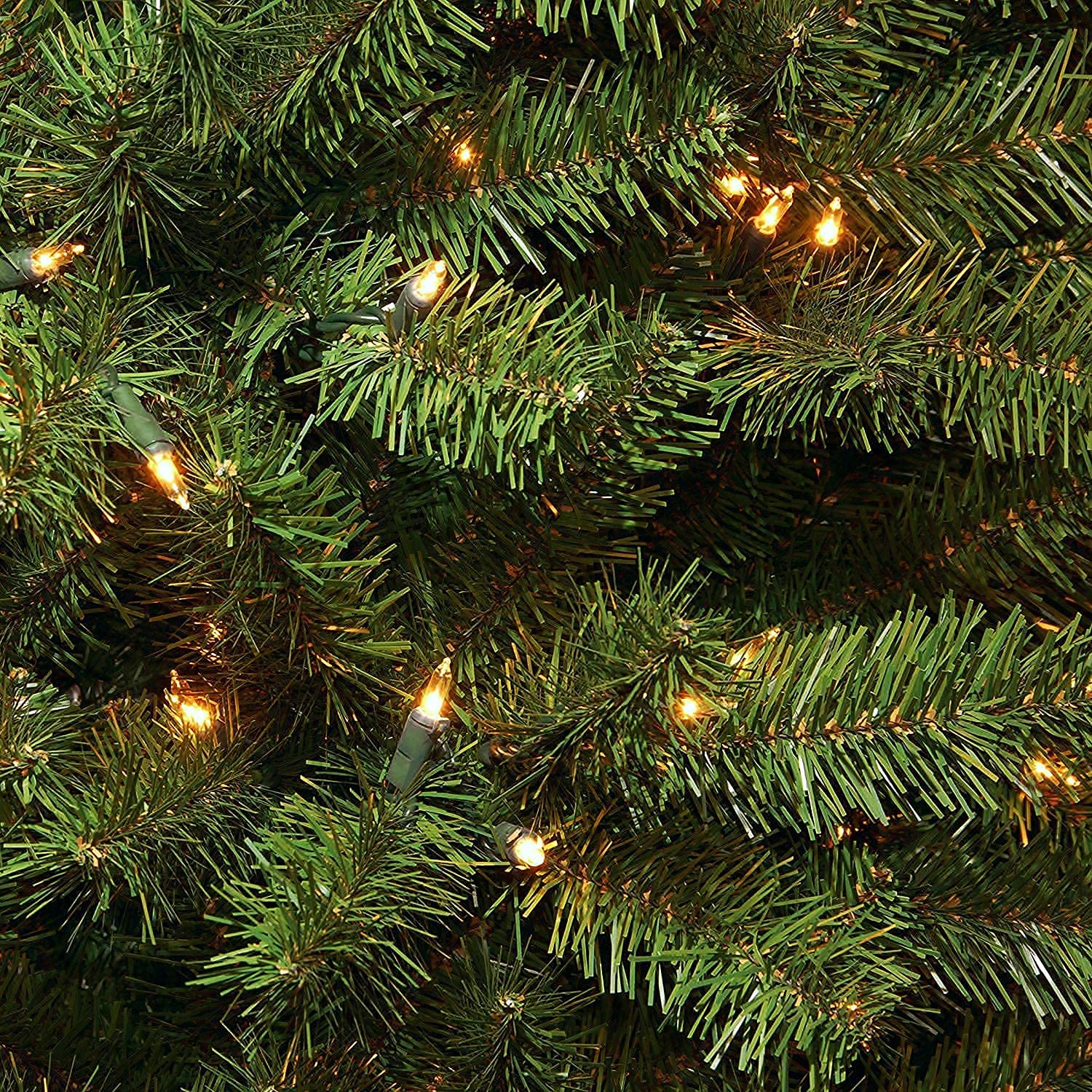 Asenek Christmas Lights - Battery Operated String Lights 50 Led String Lights Mini Lights With Auto-Timer And 8 Lighting Modes For Christmas Wreath Party Wedding Garden Home Decoration, Warm White