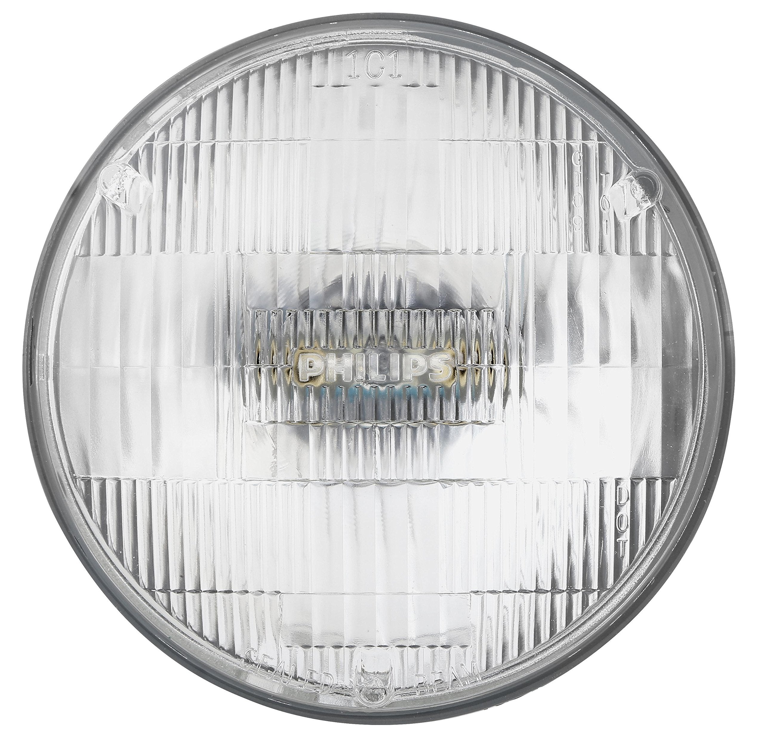 Philips H5001C1 Standard Halogen Sealed Beam headlamp, 1 Pack
