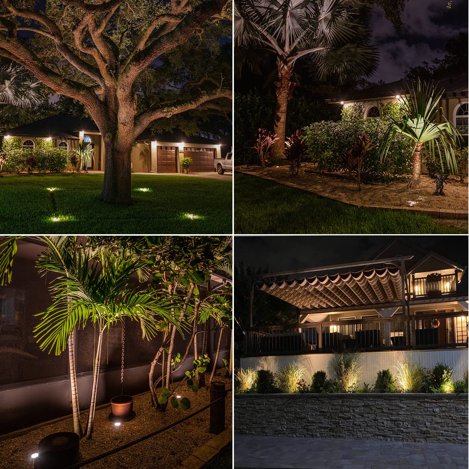 Malibu Led Well Light Low Voltage Landscape Lighting Outdoor Deck Light Yard Garden Patio In-Ground Light 8401-3500-01