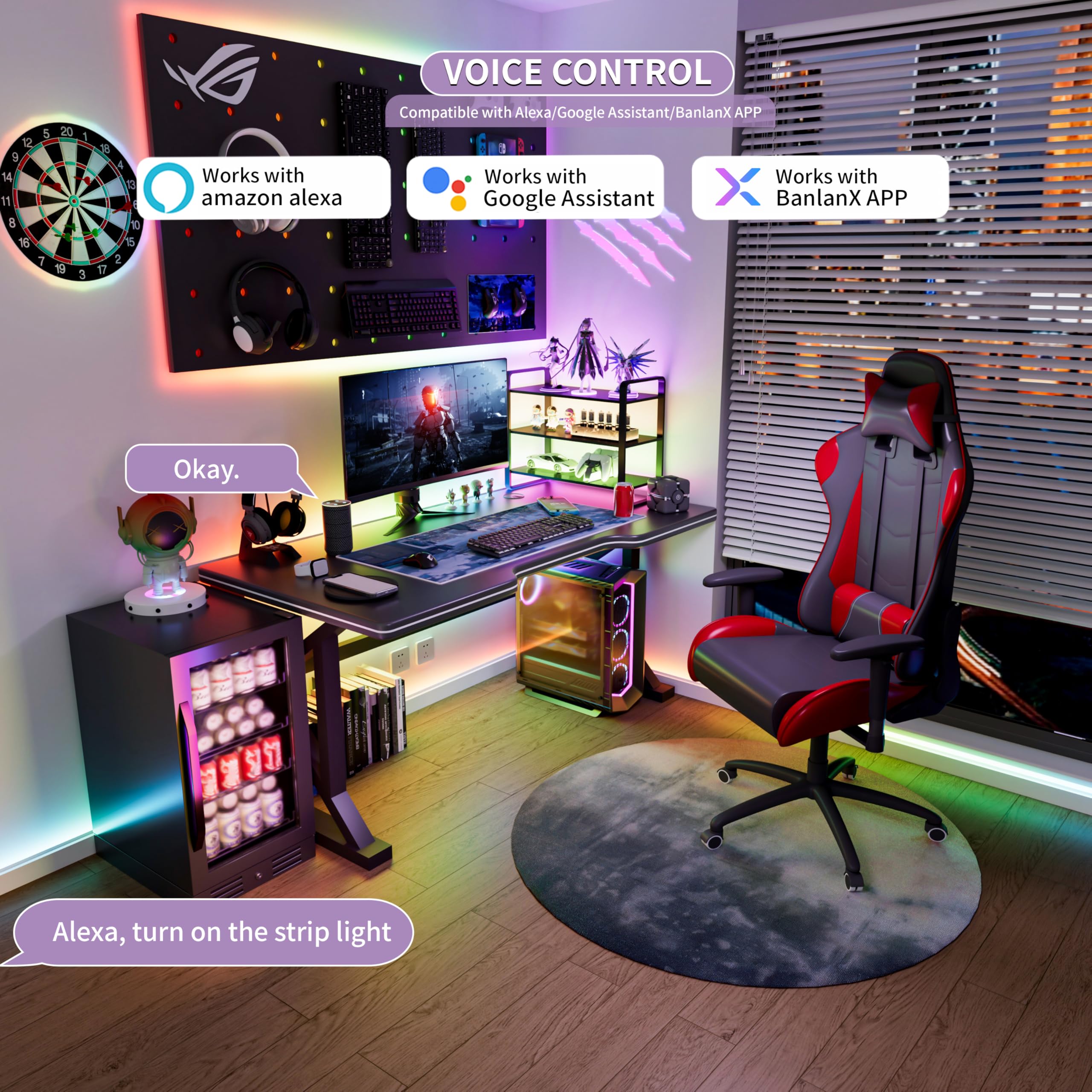 Miwise 5V Usb Rgb Smart Ic Cob Led Strip Light Ws2811 Addressable,9.84Ft/3M Color Chasing Flexible Led Tape Light With App Contr