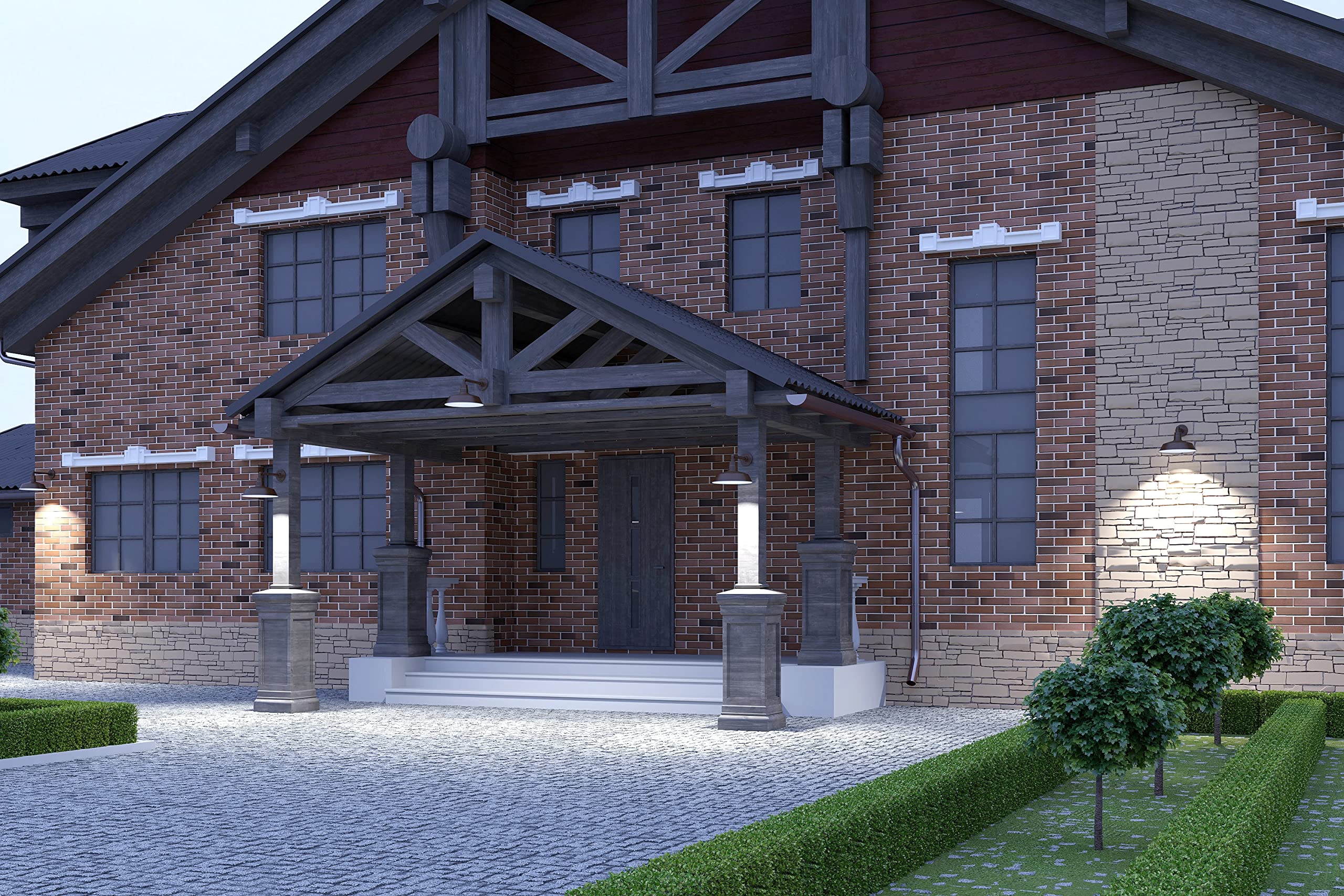 14In. Architectural Bronze Outdoor Gooseneck Barn Light Fixture With 13In. Long Extension Arm - Wall Sconce Farmhouse, Antique S