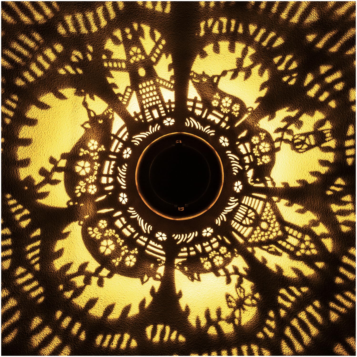 2 Pack Pig Solar Lanterns Outdoor Waterproof Hanging Solar Lights Pig Gifts For Women Men Mom Metal Decorative Led Outdoor Lante