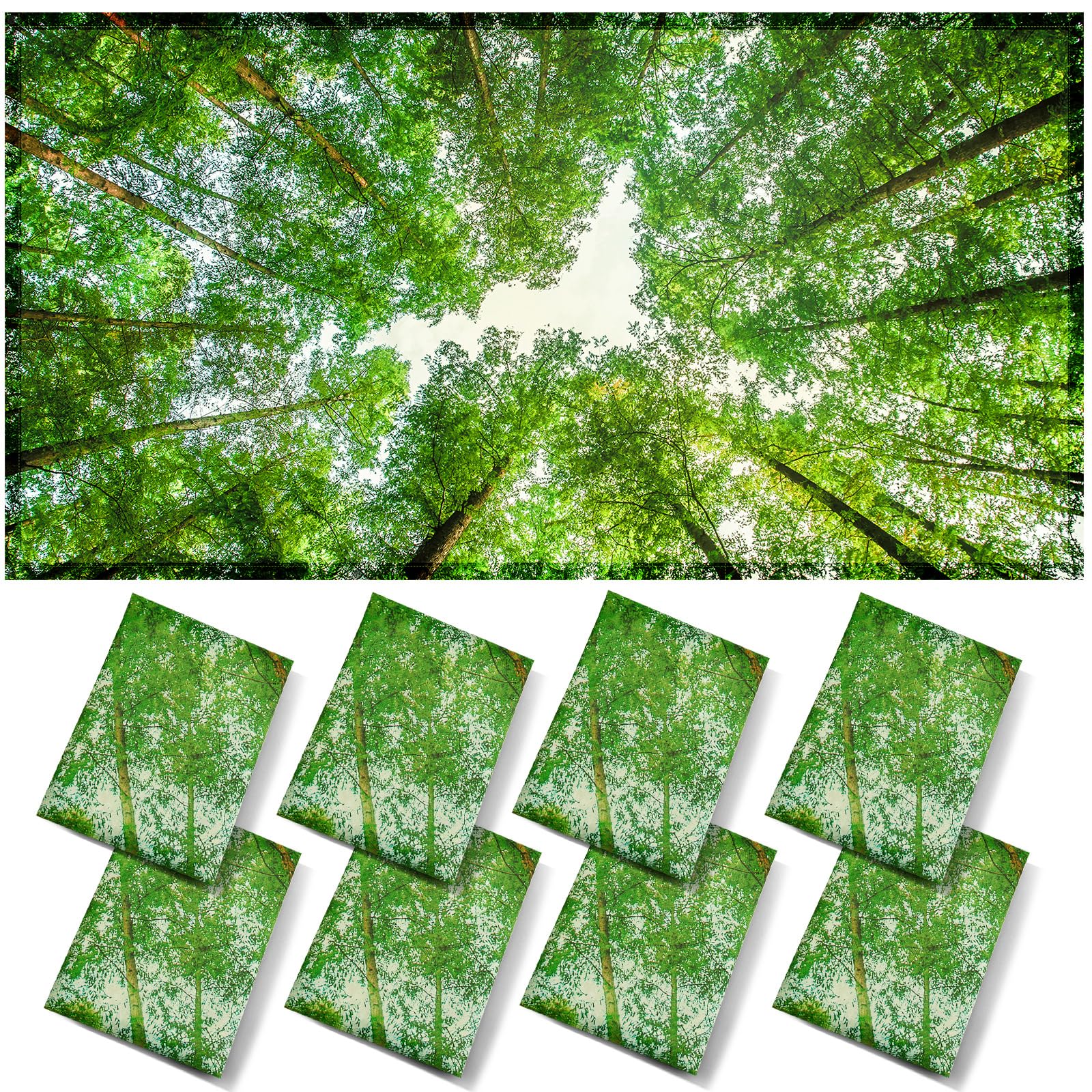 ANGSYLTH 8 Pcs Fluorescent Light Covers - 4 x 2 Feet Light Covers for Classroom, magnetic light Filters for Office, Hospitals, H