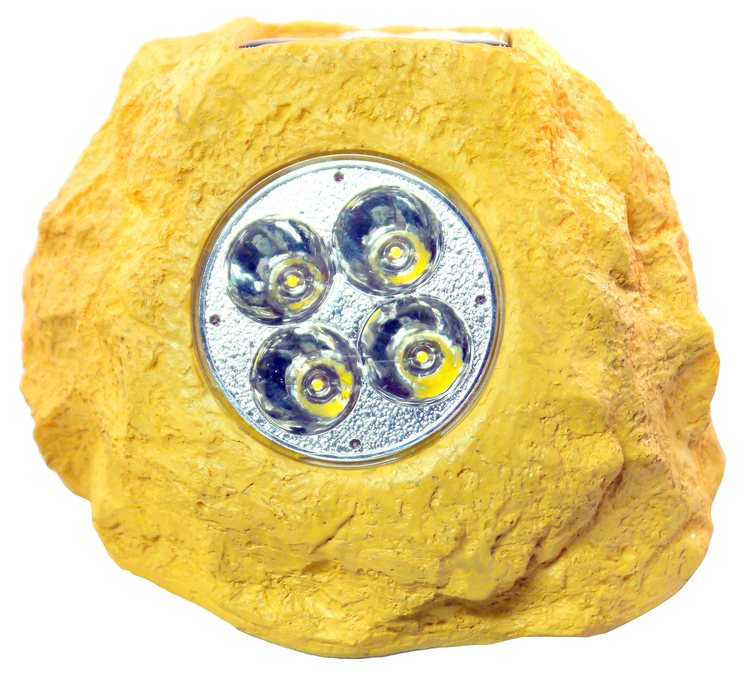 Homebrite Solar 33846/4 Sandstone Rock Solar Spotlight Power Spot Lights For Outdoor Lighting