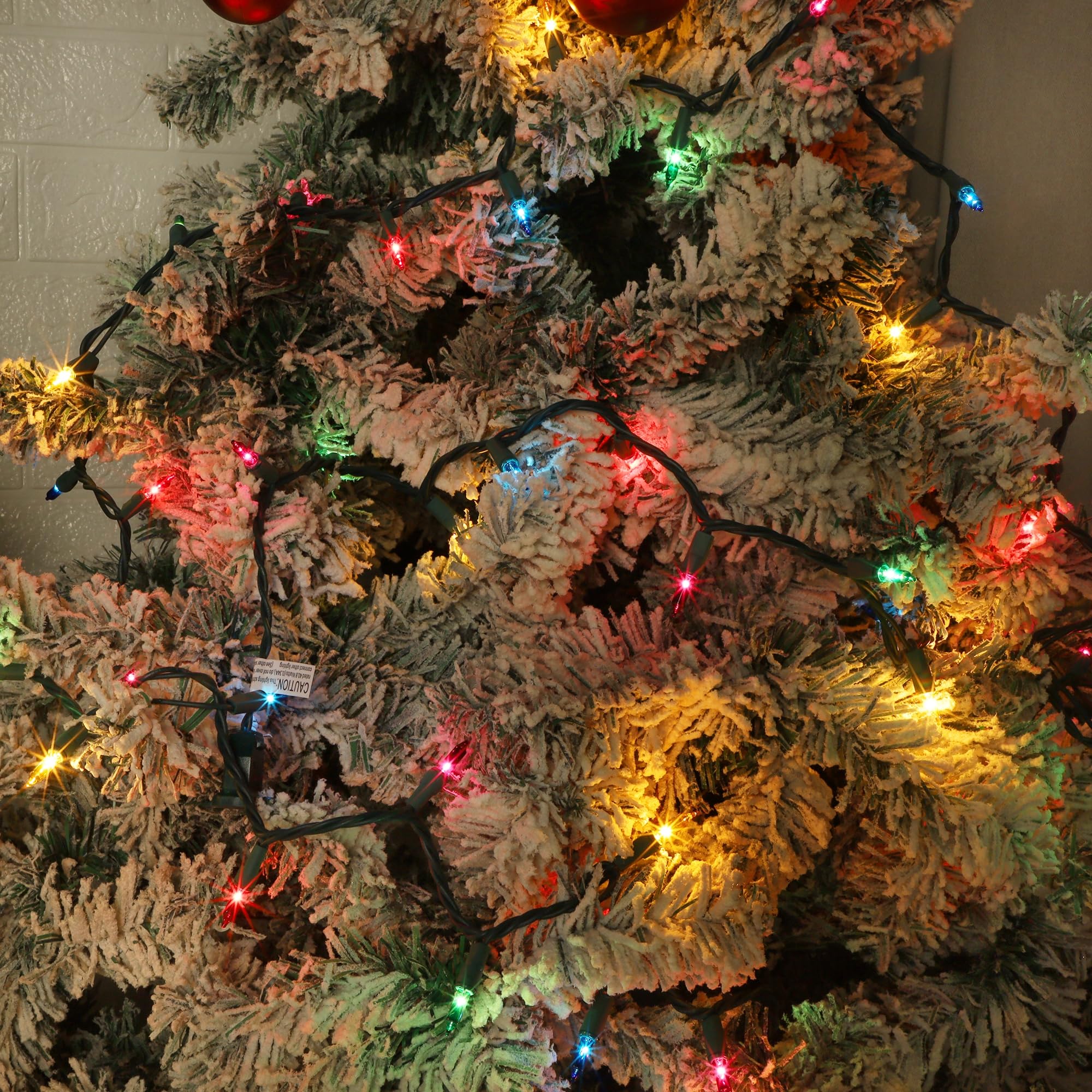 Watereem Multicolor Christmas String Lights  100 Count  Incandescent Mini Christmas Lights  Connectable Xmas Tree Light For Indoor Outdoor Garland Birthday Holiday Wedding Festival Party