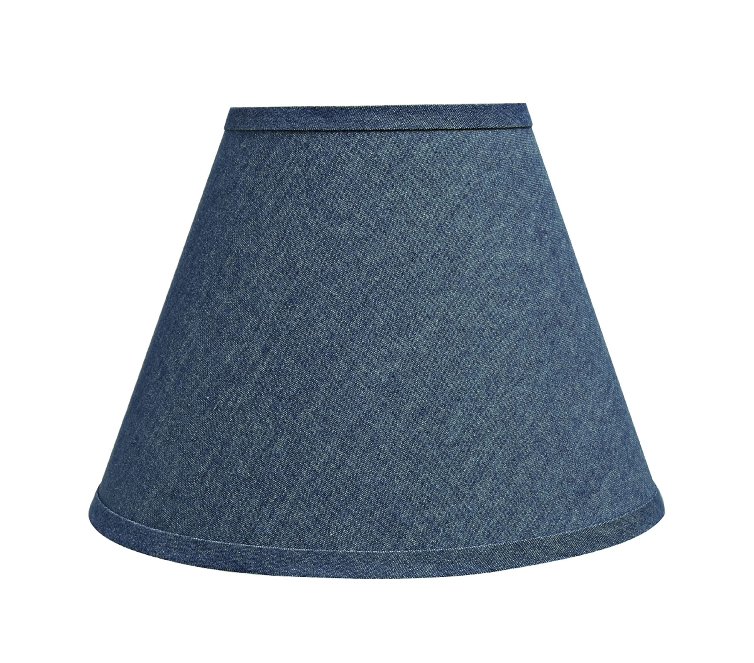 Aspen Creative 32194A Transitional Empire Shape Spider Construction Lamp Shade, Washing Blue, 6&quot; Top X 12&quot; Bottom X 9&quot; Slant Height