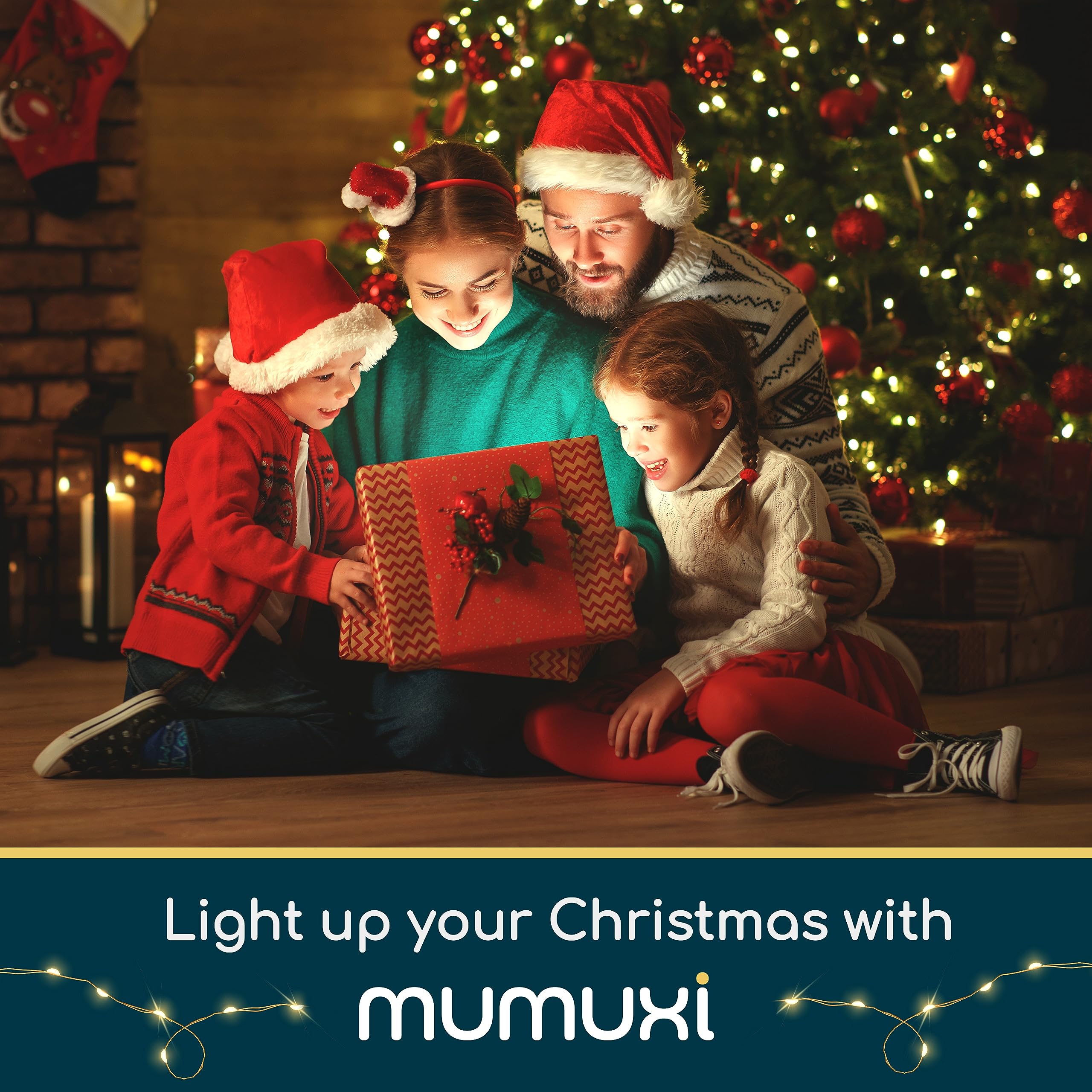 MUMUXI LED Fairy Lights, 10ft Warm White, 16 Pack, Waterproof, Energy Efficient, Copper Wire, Model FY-2032