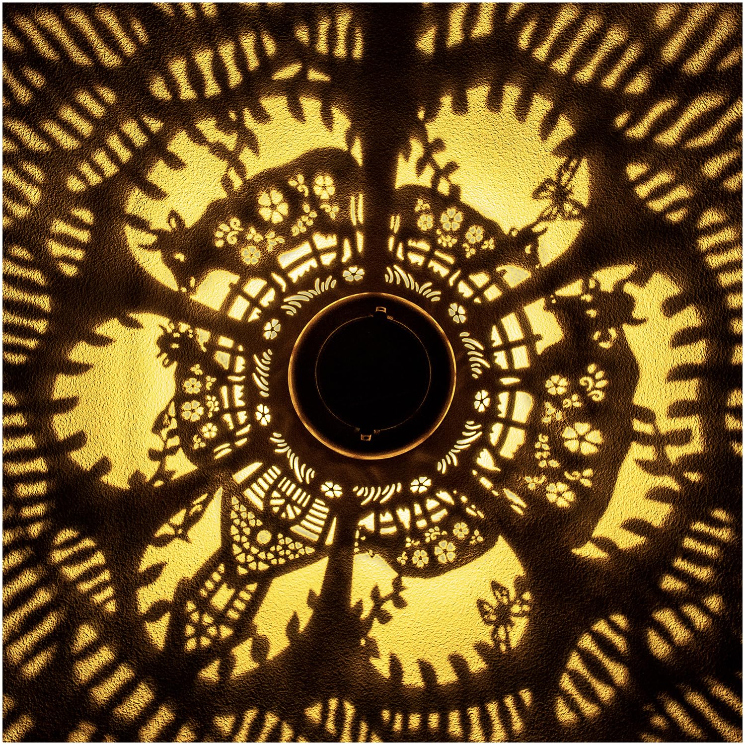 Cow Solar Lanterns Outdoor Waterproof Hanging Solar Lights Cow Gifts For Women Men Mom Metal Decorative Led Outdoor Lanterns For