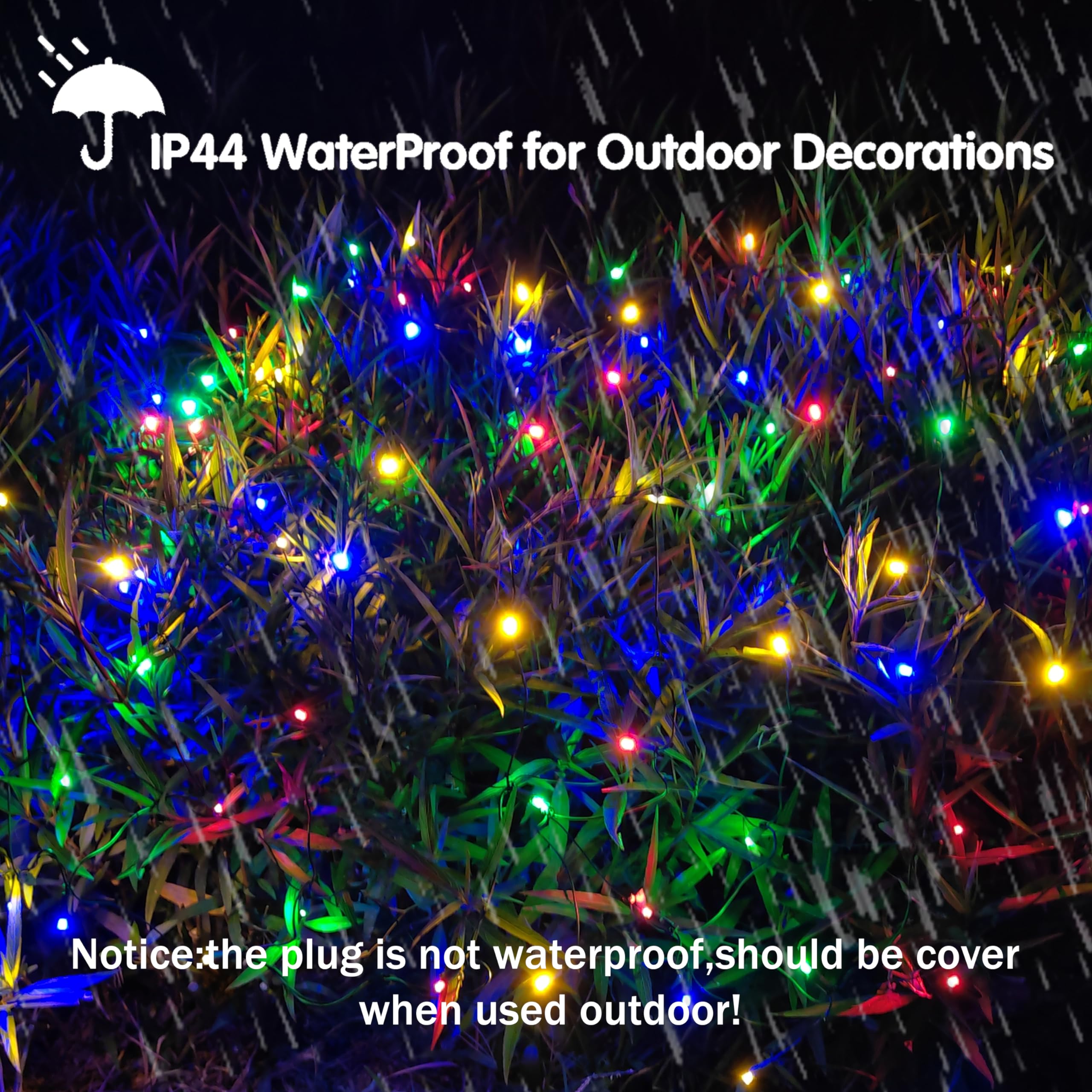 Christmas Net Lights Outdoor,100Led 5Ftx5Ft Christmas Net Lights With Connectable, Waterproof,Ul Certified And Durable Green Wir