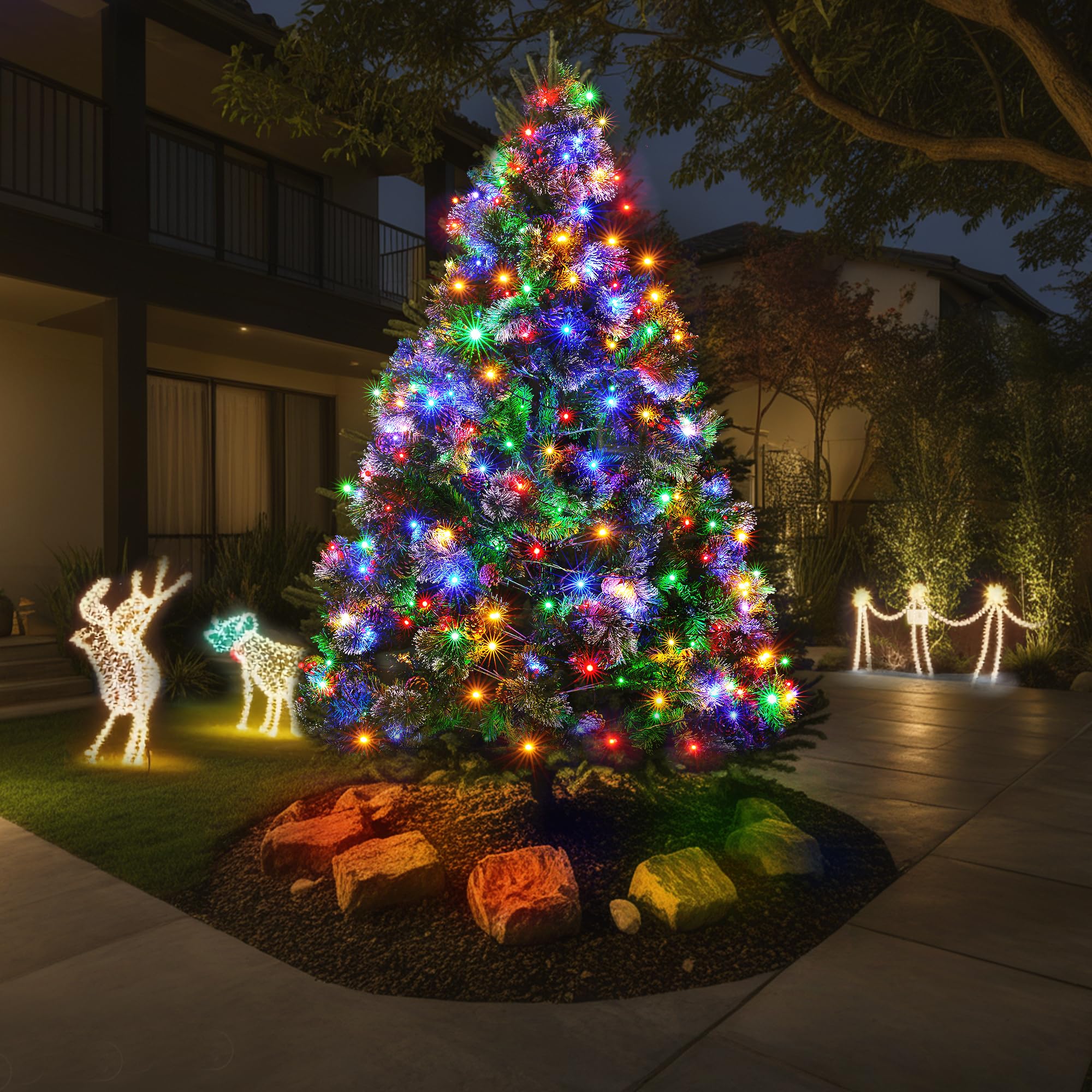 Blctec 800 Led Christmas Lights, 272Ft Multicolor Waterproof String Lights With Timer, 8 Modes For Indoor Outdoor Decor