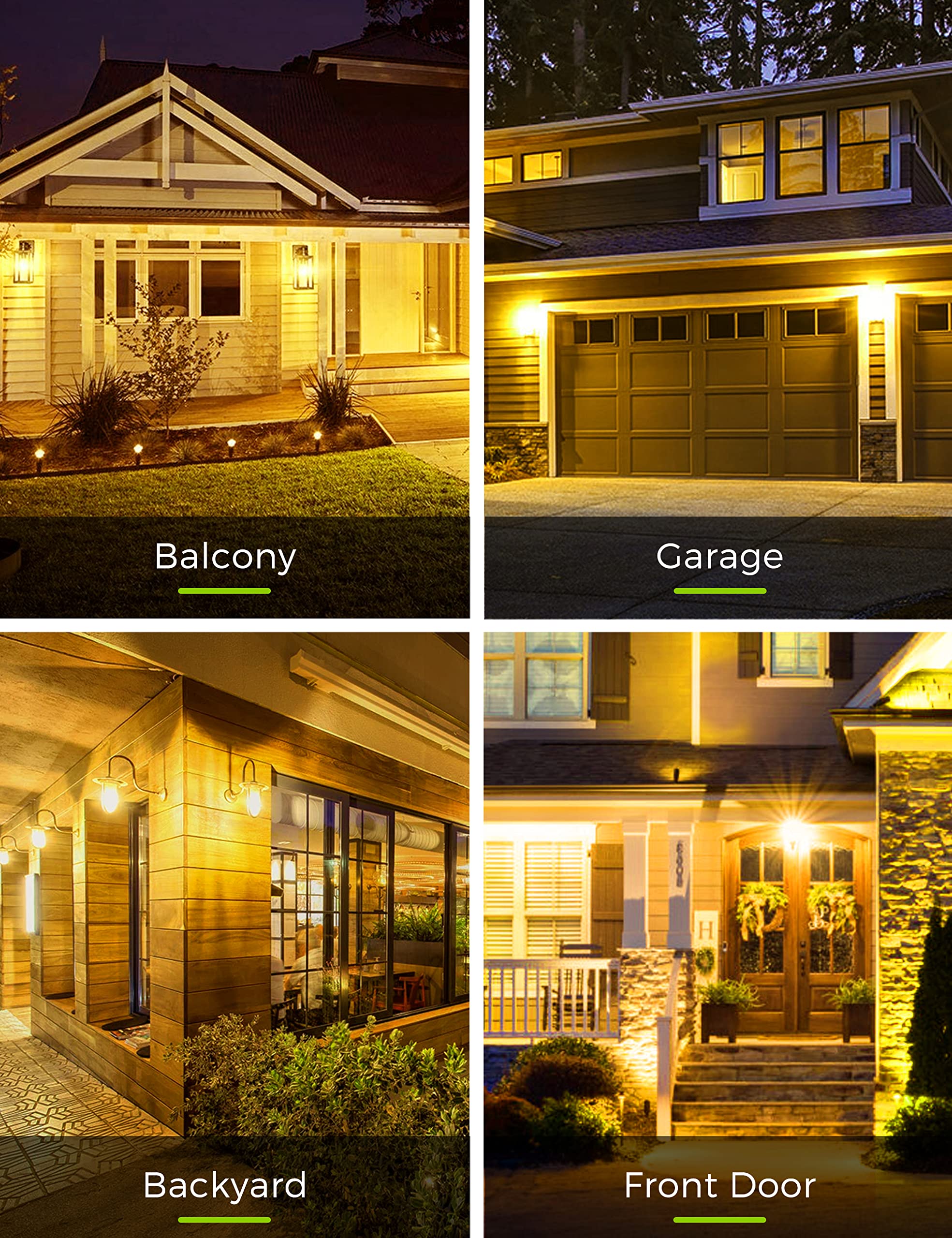 L Lohas Led Yellow Bug Light Bulbs Outdoor, A19 9W Bug Lights For Outside, 60W Equivalent, 2000K Amber Porch Light Bulb, Non-Att
