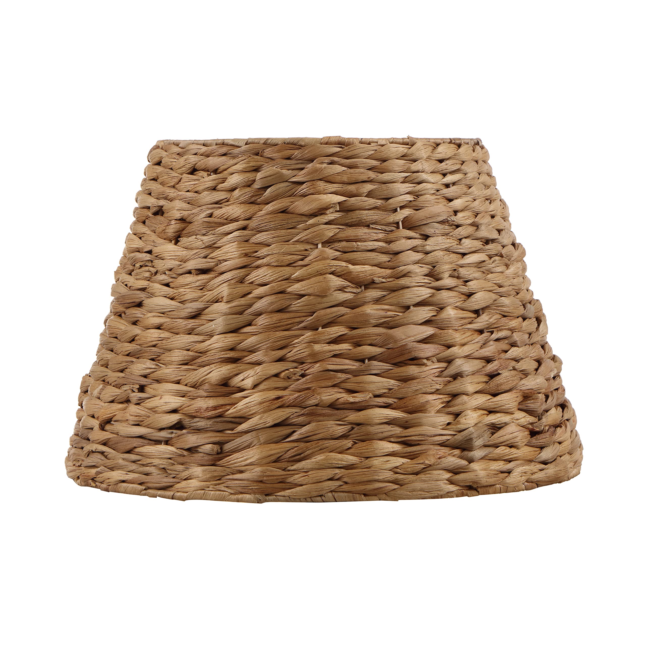 Aspen Creative 32990, Empire Water Hyacinth Spider Shade, 9&quot; Top x 14&quot; Bottom x 9-1/2&quot; Slant