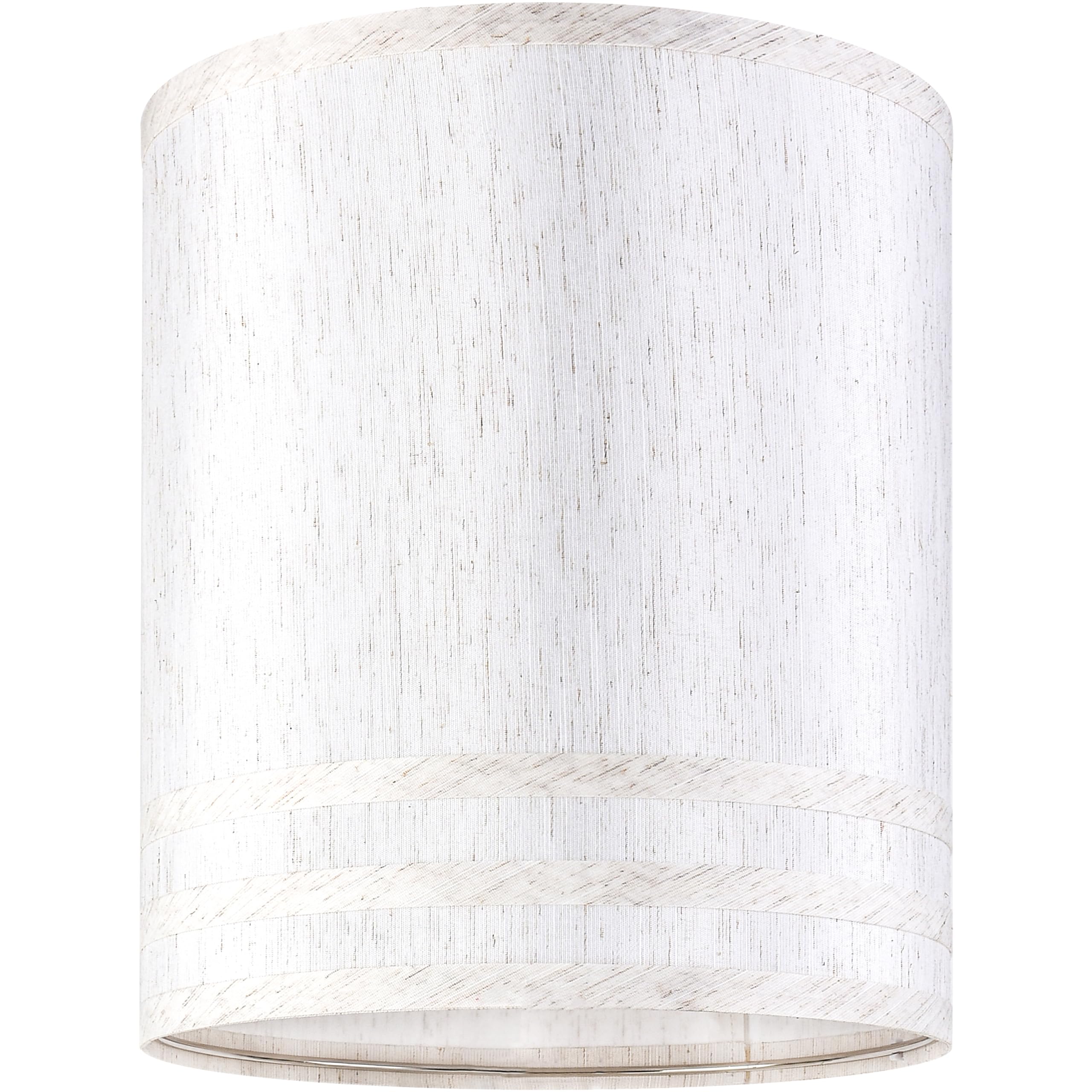 Jerhous Tall Drum Lamp Shades Set Of 2 Light Beige Tree Bark Textured Linen Lamp Shade 10Top X 10Bottom X 11.8High(Spider)