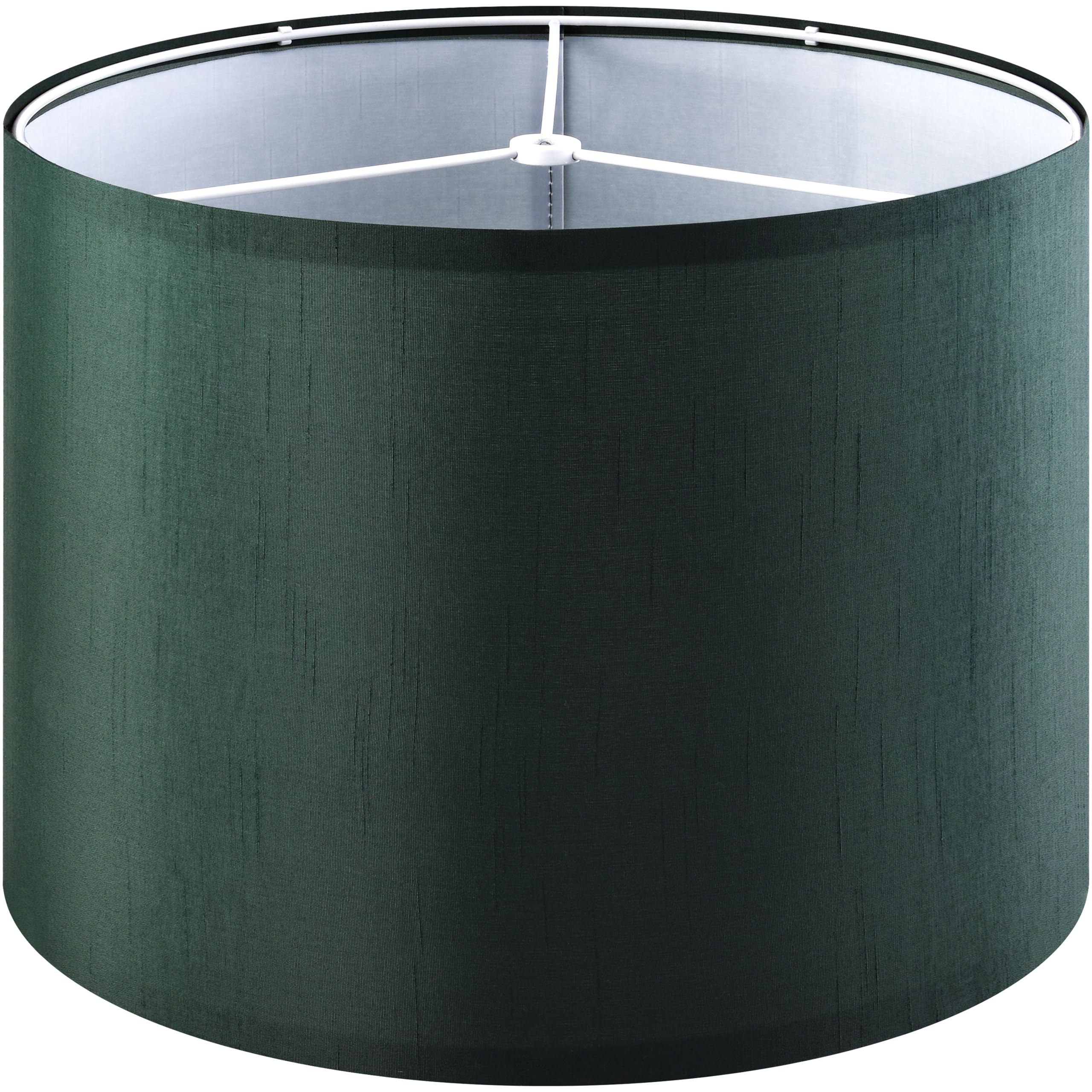 Goso Medium Greem Lamp Shade For Table Lamps-13*13*10 Inches,Easy Assembly-Spider Rustic Floor Lampshades Replacement Fabric Lam