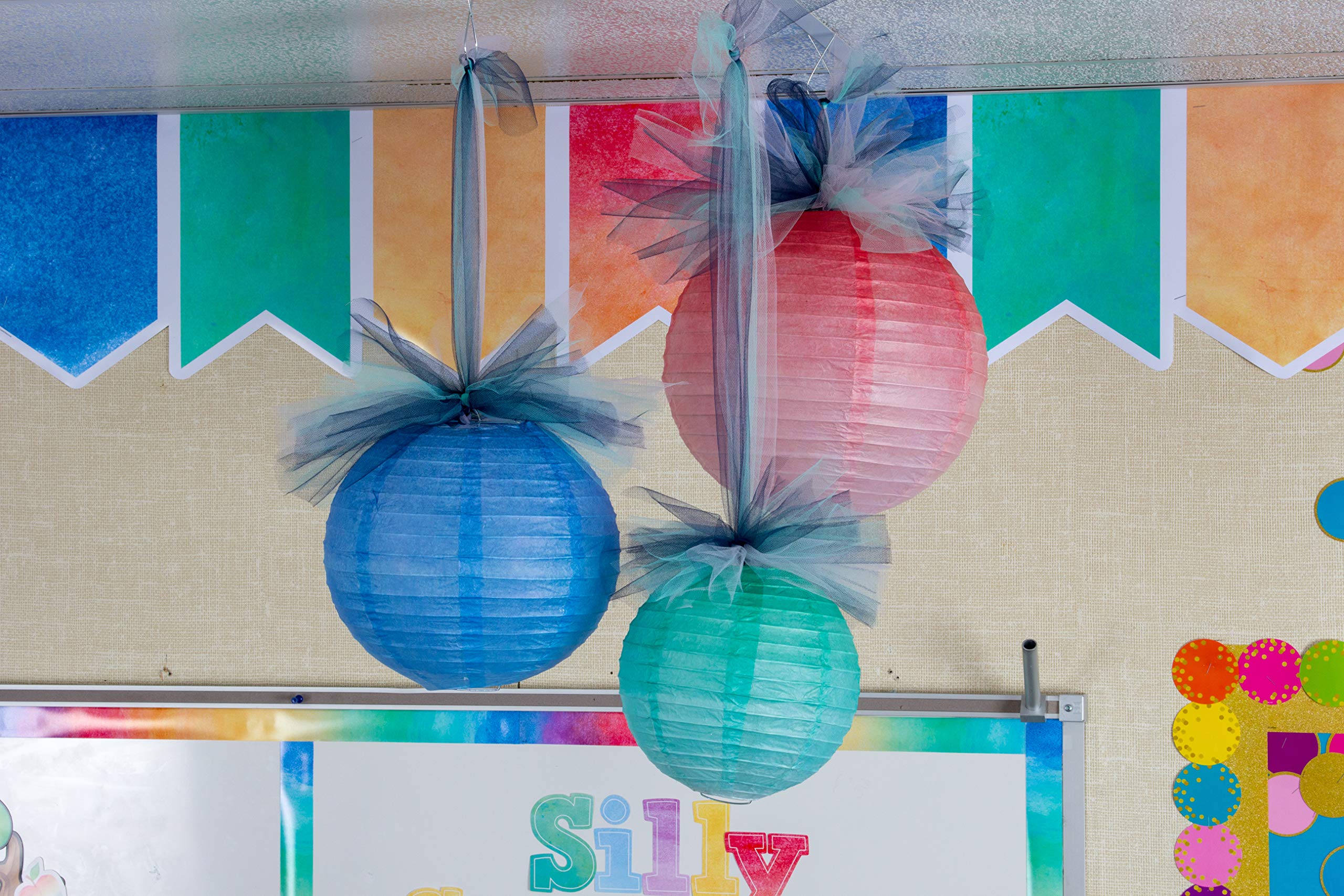 WATERCOLOR HANGING PAPER LANTERNS
