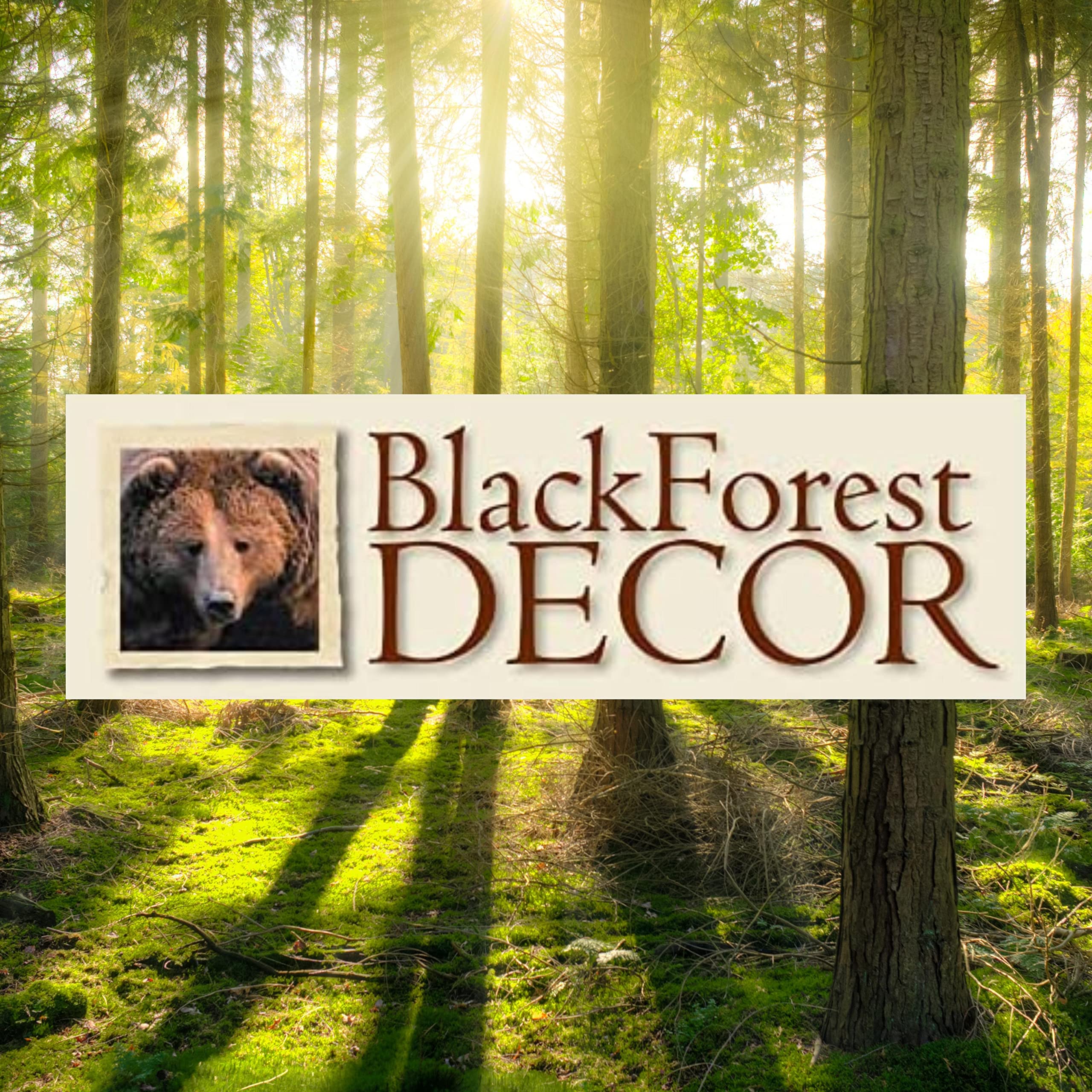 Black Forest D?Or - Stone Fireplace Lamp - Rustic Cabin Lighting For Living Room Or Bedroom - 15'' W X 7'' D X 25'' H