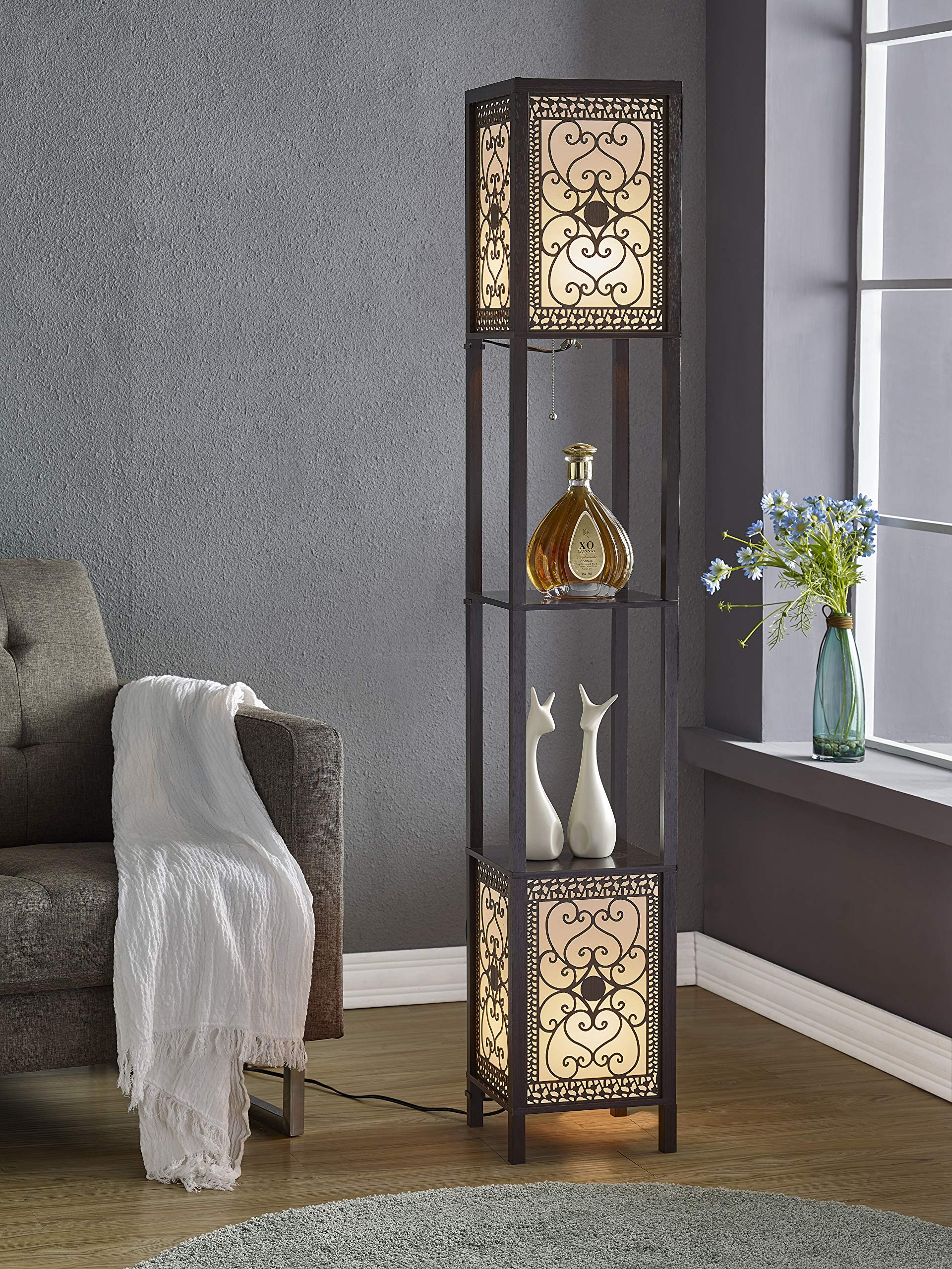 Artiva USA Infinity Heart 2-Light Shelf Floor lamp